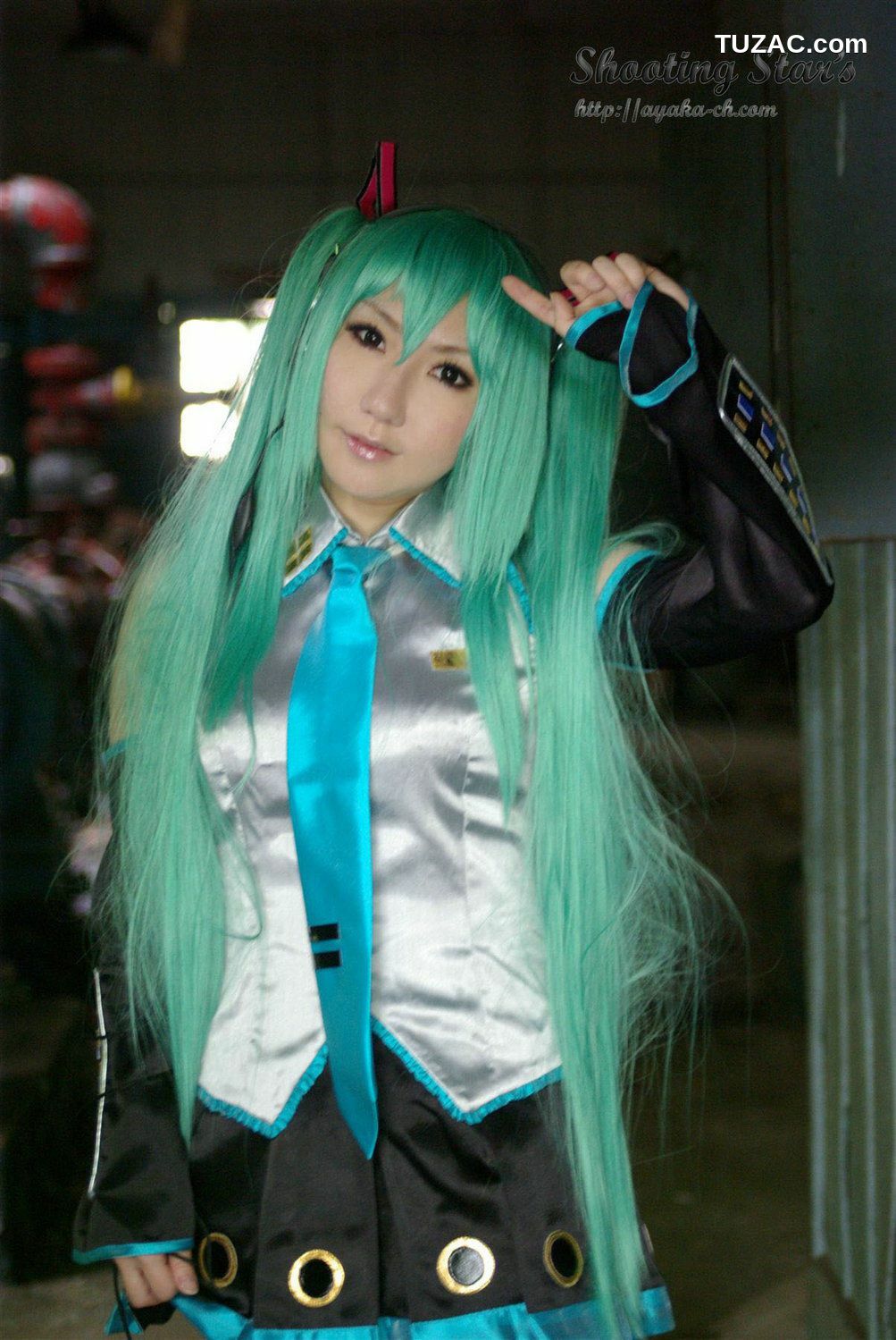 日本CosPlay_サク (绫香 Saku Ayaka) 《VOCALOID》Hatsune Miku 写真集[70P]