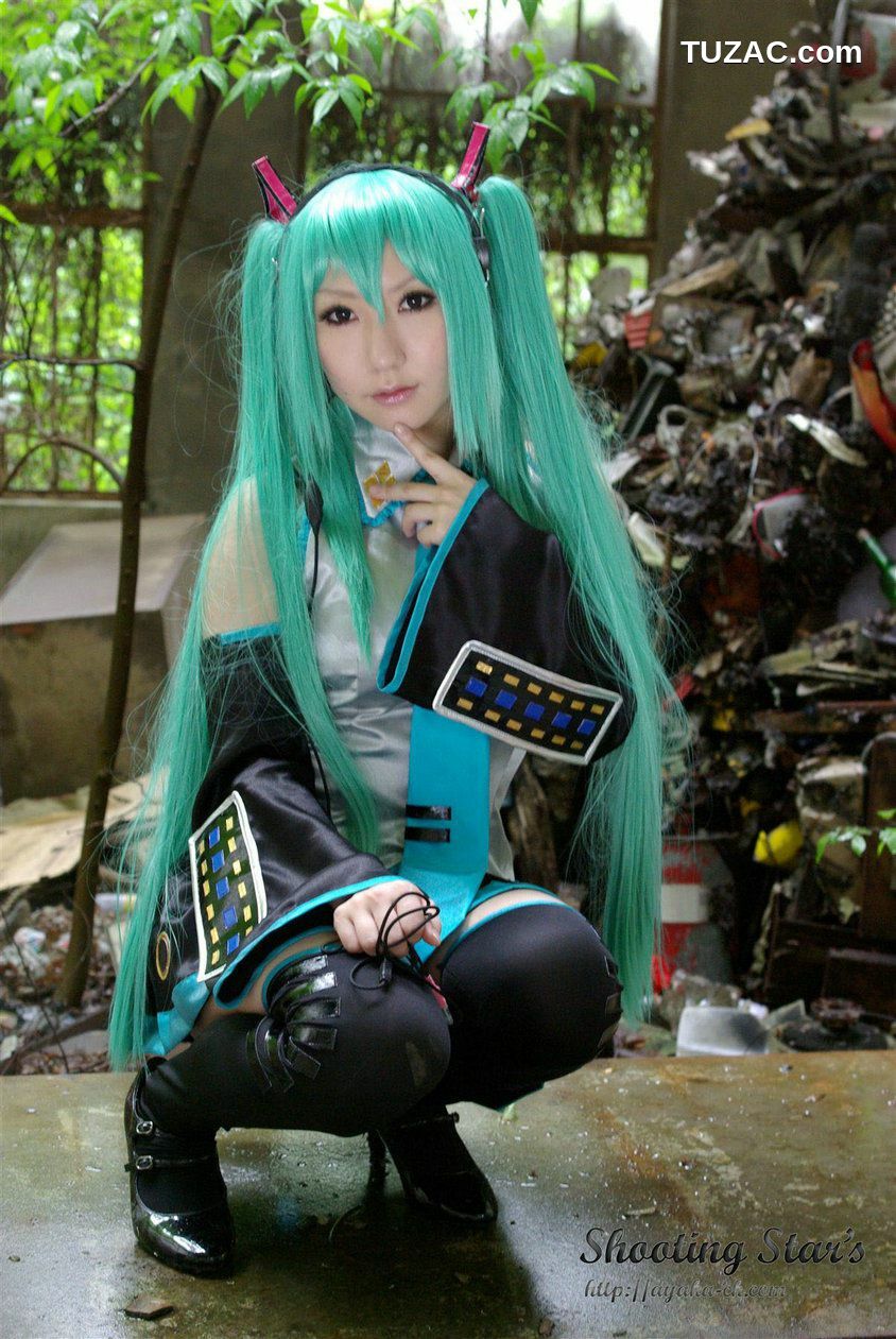 日本CosPlay_サク (绫香 Saku Ayaka) 《VOCALOID》Hatsune Miku 写真集[70P]