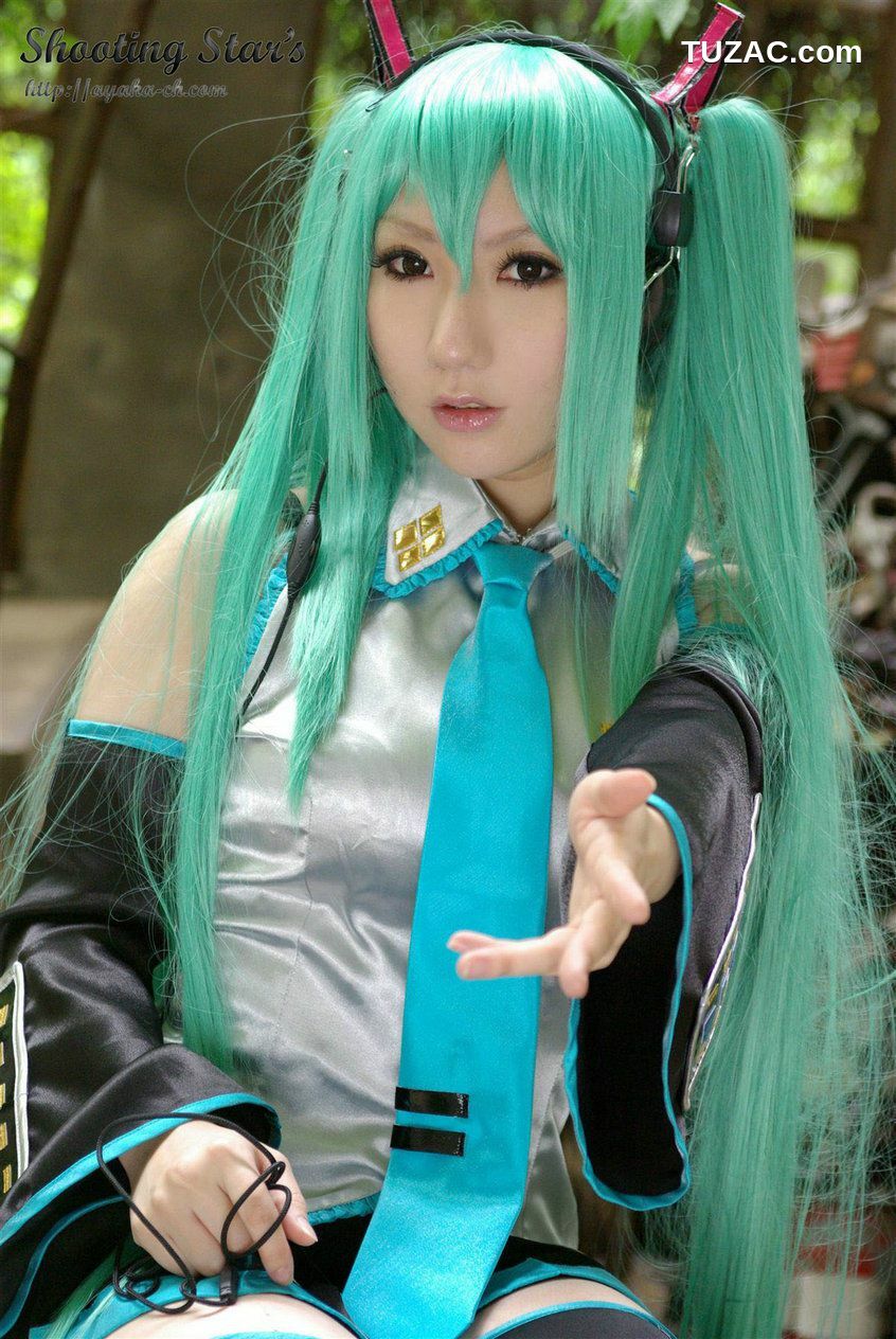 日本CosPlay_サク (绫香 Saku Ayaka) 《VOCALOID》Hatsune Miku 写真集[70P]