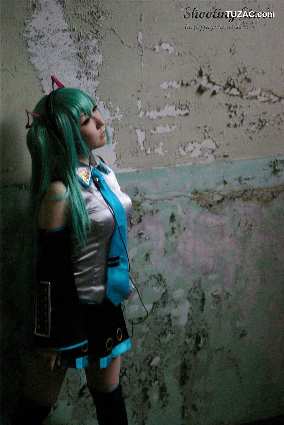 日本CosPlay_サク (绫香 Saku Ayaka) 《VOCALOID》Hatsune Miku 写真集[70P]