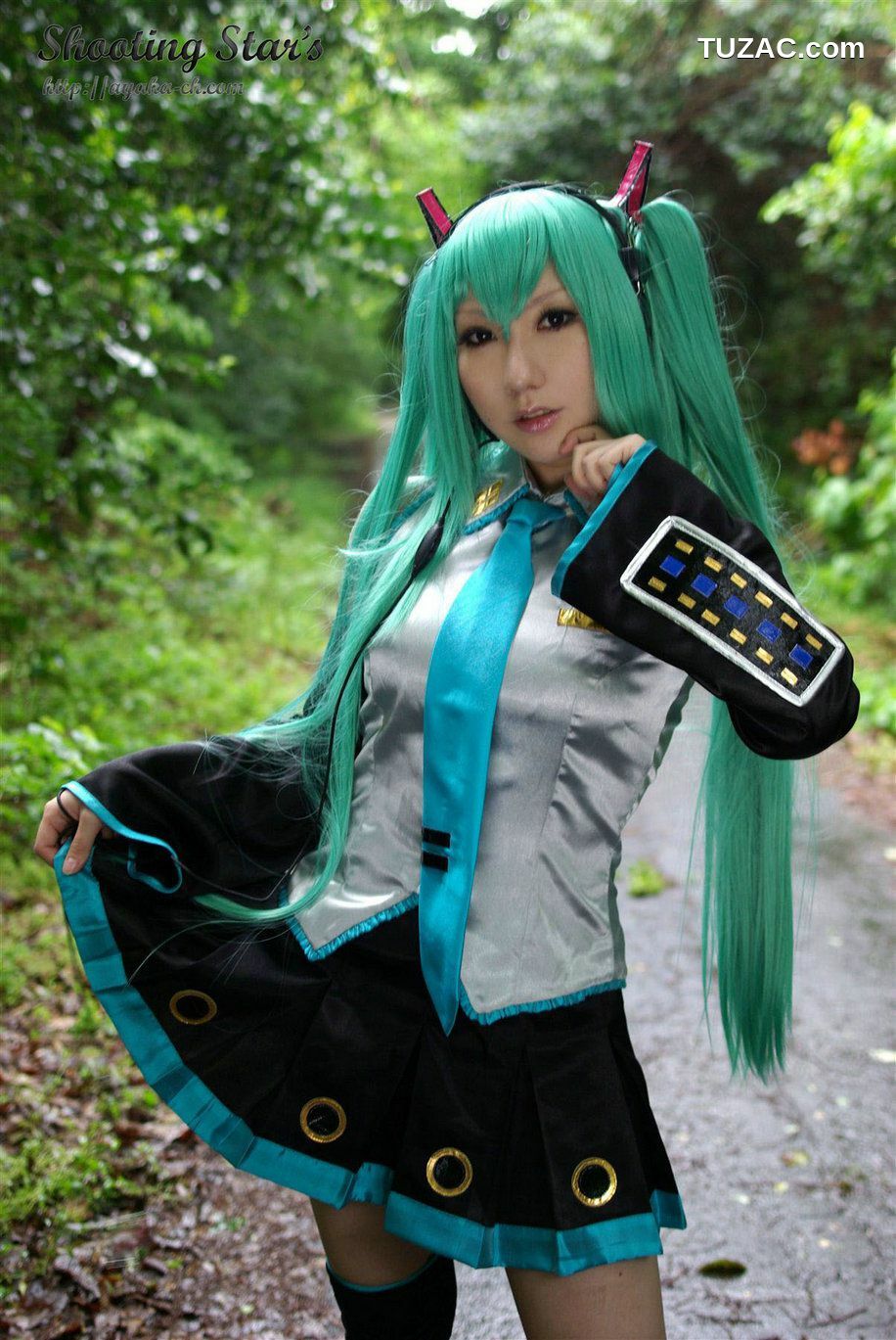 日本CosPlay_サク (绫香 Saku Ayaka) 《VOCALOID》Hatsune Miku 写真集[70P]