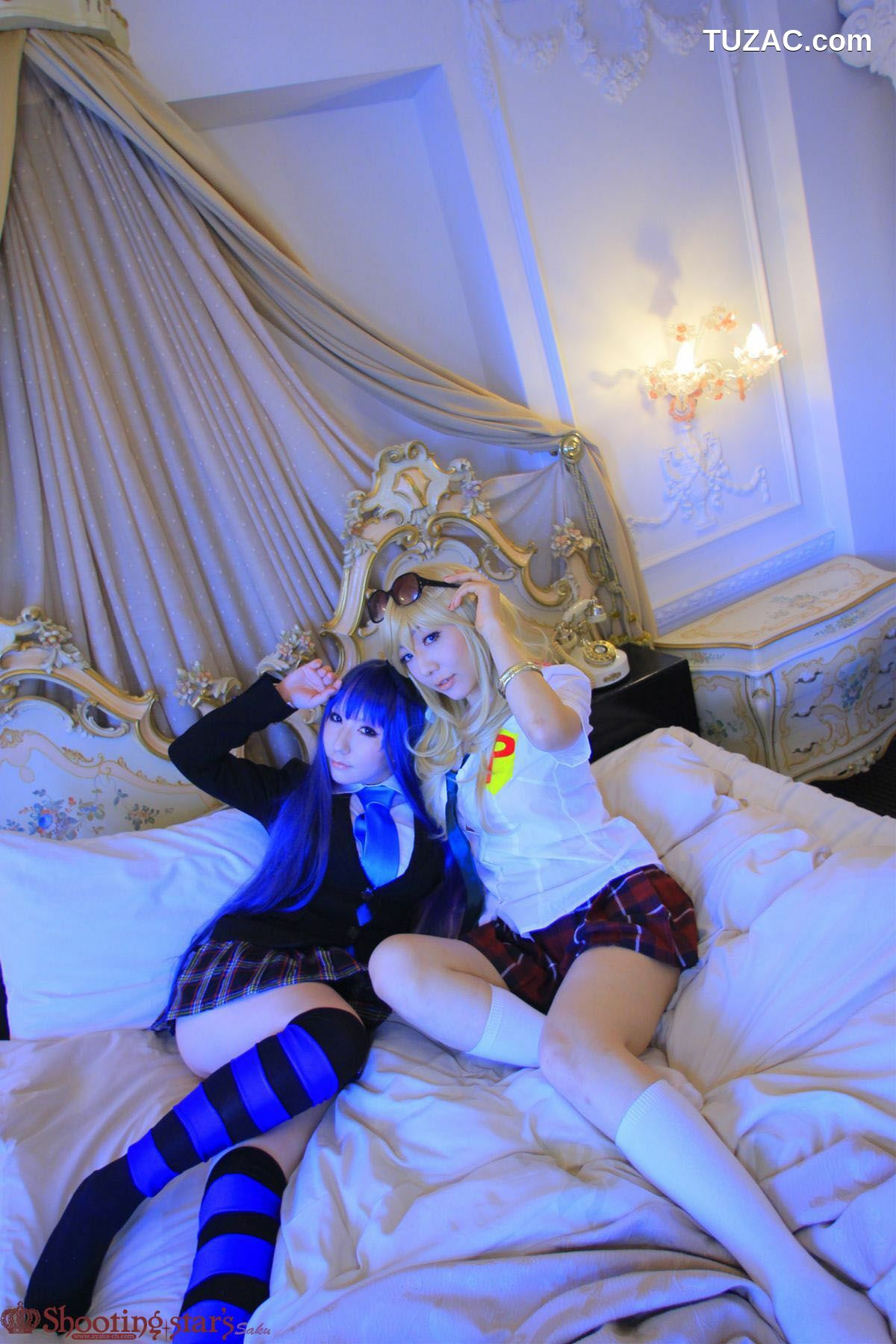 日本CosPlay_サク&amp;花邑沙希《Panty &amp; Stocking with Garterbelt》 写真集[99P]