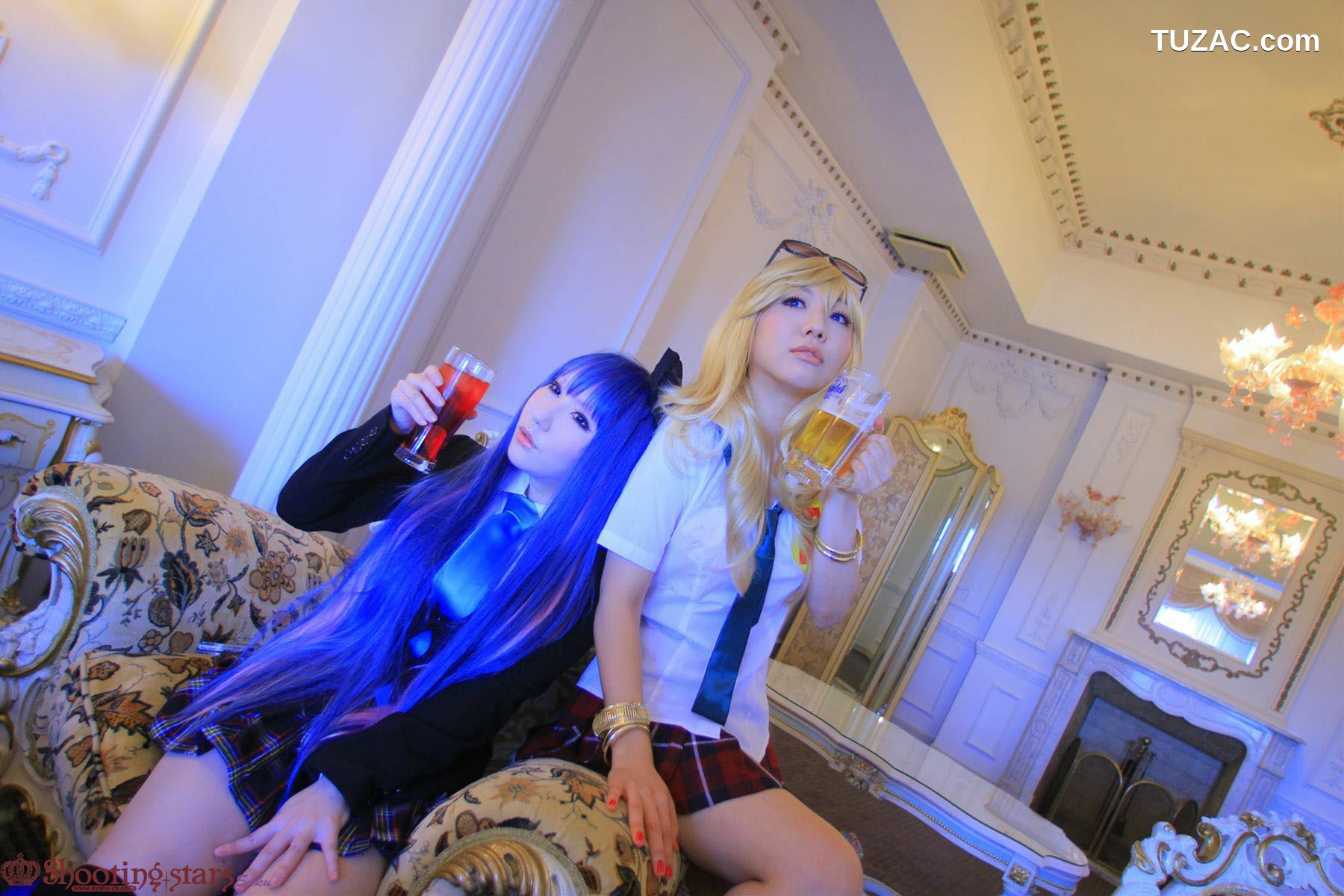日本CosPlay_サク&amp;花邑沙希《Panty &amp; Stocking with Garterbelt》 写真集[99P]