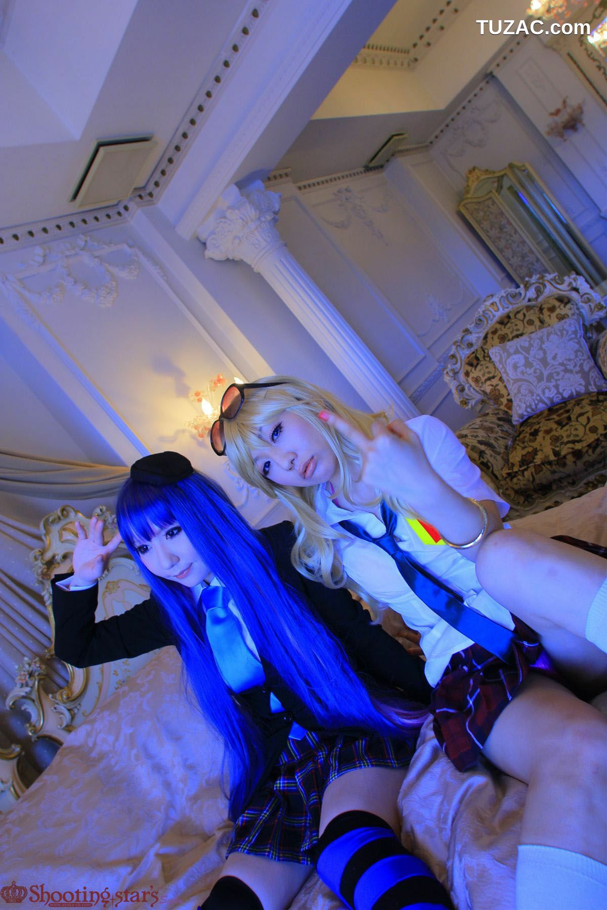 日本CosPlay_サク&amp;花邑沙希《Panty &amp; Stocking with Garterbelt》 写真集[99P]