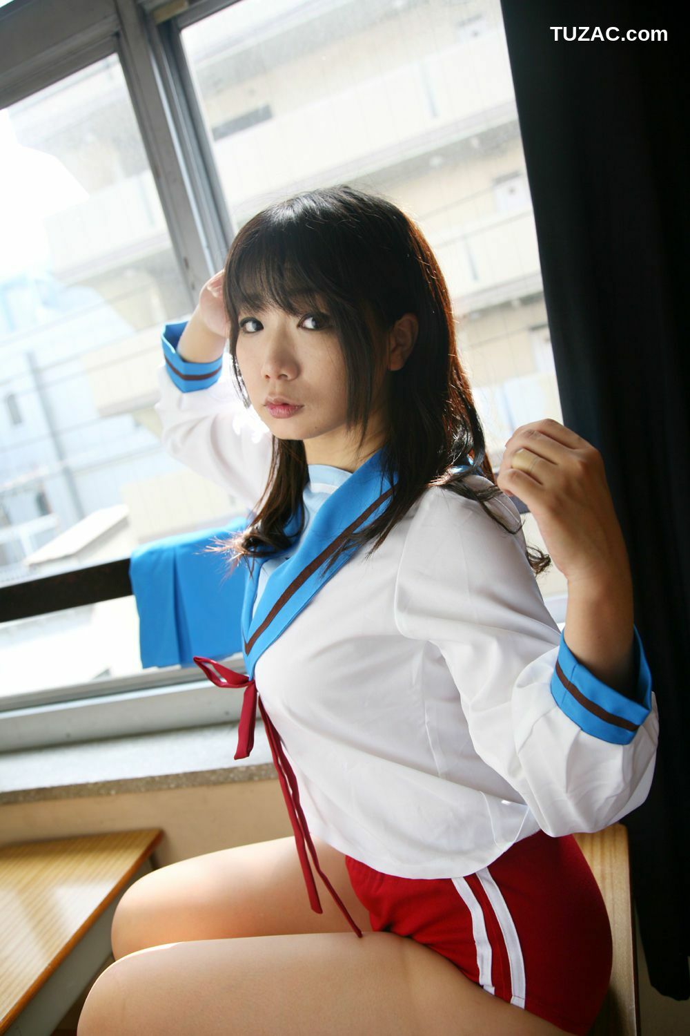 日本CosPlay_チョコボール向囲 《Suzumiya Haruhi no Yuuutsu》Suzumiya Haruhi+Asahina Mikuru 写真集