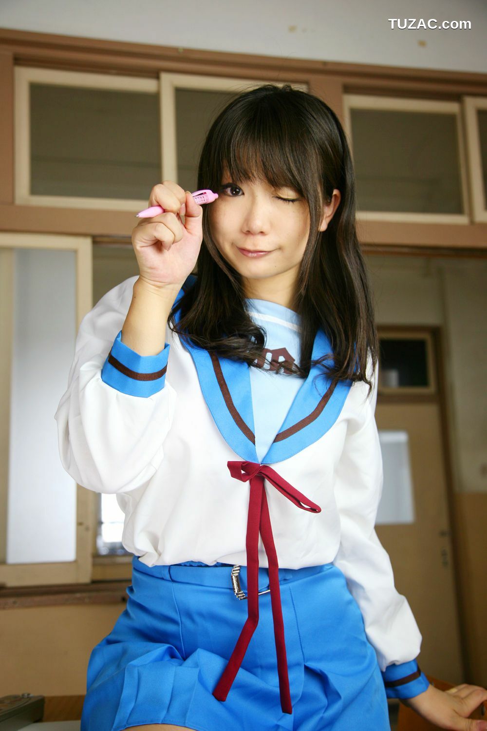 日本CosPlay_チョコボール向囲 《Suzumiya Haruhi no Yuuutsu》Suzumiya Haruhi+Asahina Mikuru 写真集