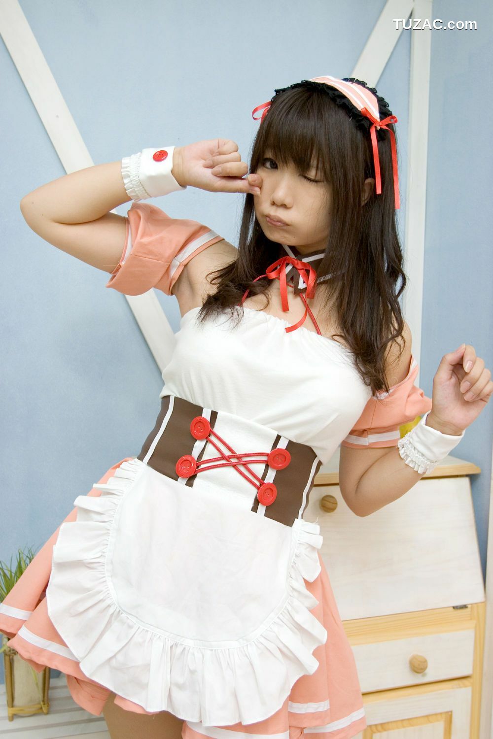 日本CosPlay_チョコボール向囲 《Suzumiya Haruhi no Yuuutsu》Suzumiya Haruhi+Asahina Mikuru 写真集