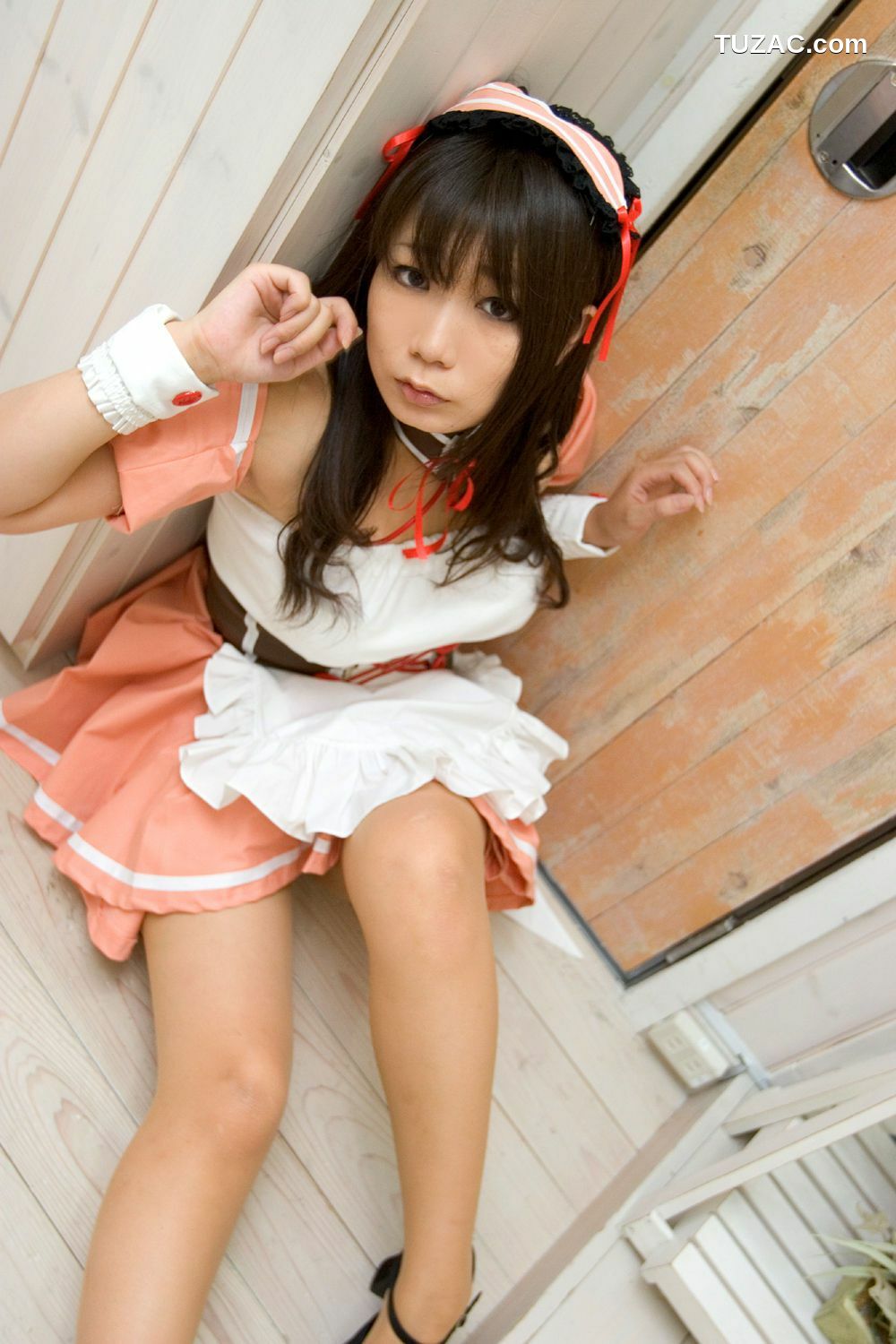 日本CosPlay_チョコボール向囲 《Suzumiya Haruhi no Yuuutsu》Suzumiya Haruhi+Asahina Mikuru 写真集