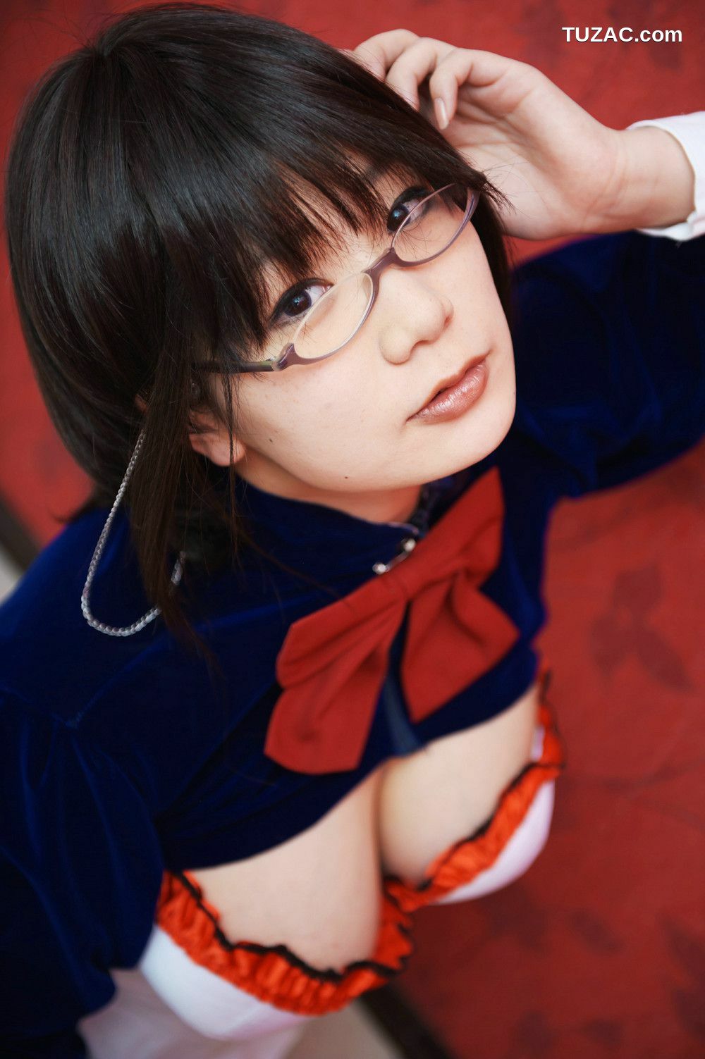 日本CosPlay_チョコボール向囲 《Unknown Character女仆眼镜娘》 写真集