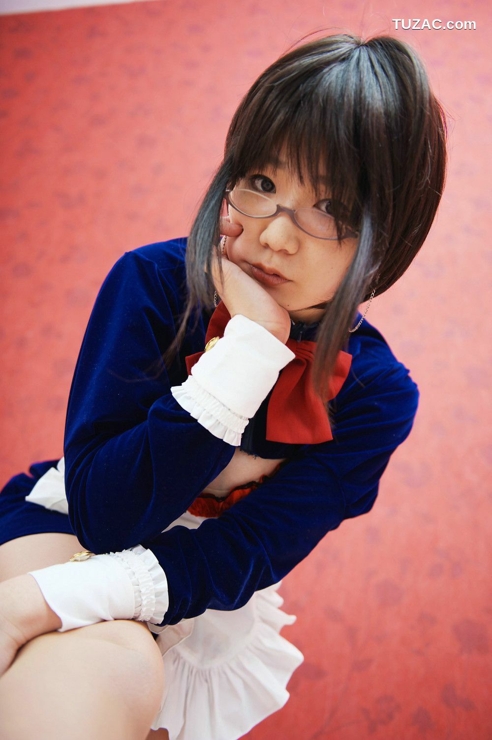 日本CosPlay_チョコボール向囲 《Unknown Character女仆眼镜娘》 写真集