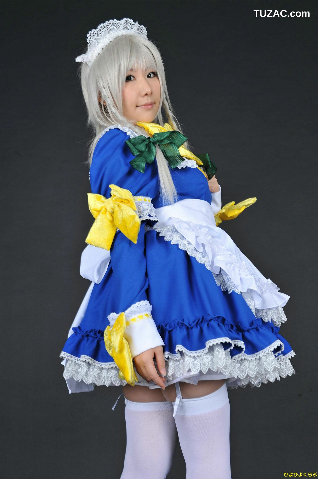 日本CosPlay_丹雫ひよ (Nishizuku Hiyo) 《東方Project》十六夜咲夜 写真集[100P]