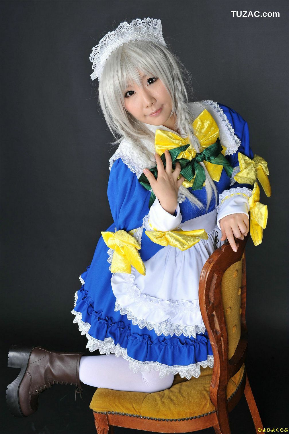 日本CosPlay_丹雫ひよ (Nishizuku Hiyo) 《東方Project》十六夜咲夜 写真集[100P]