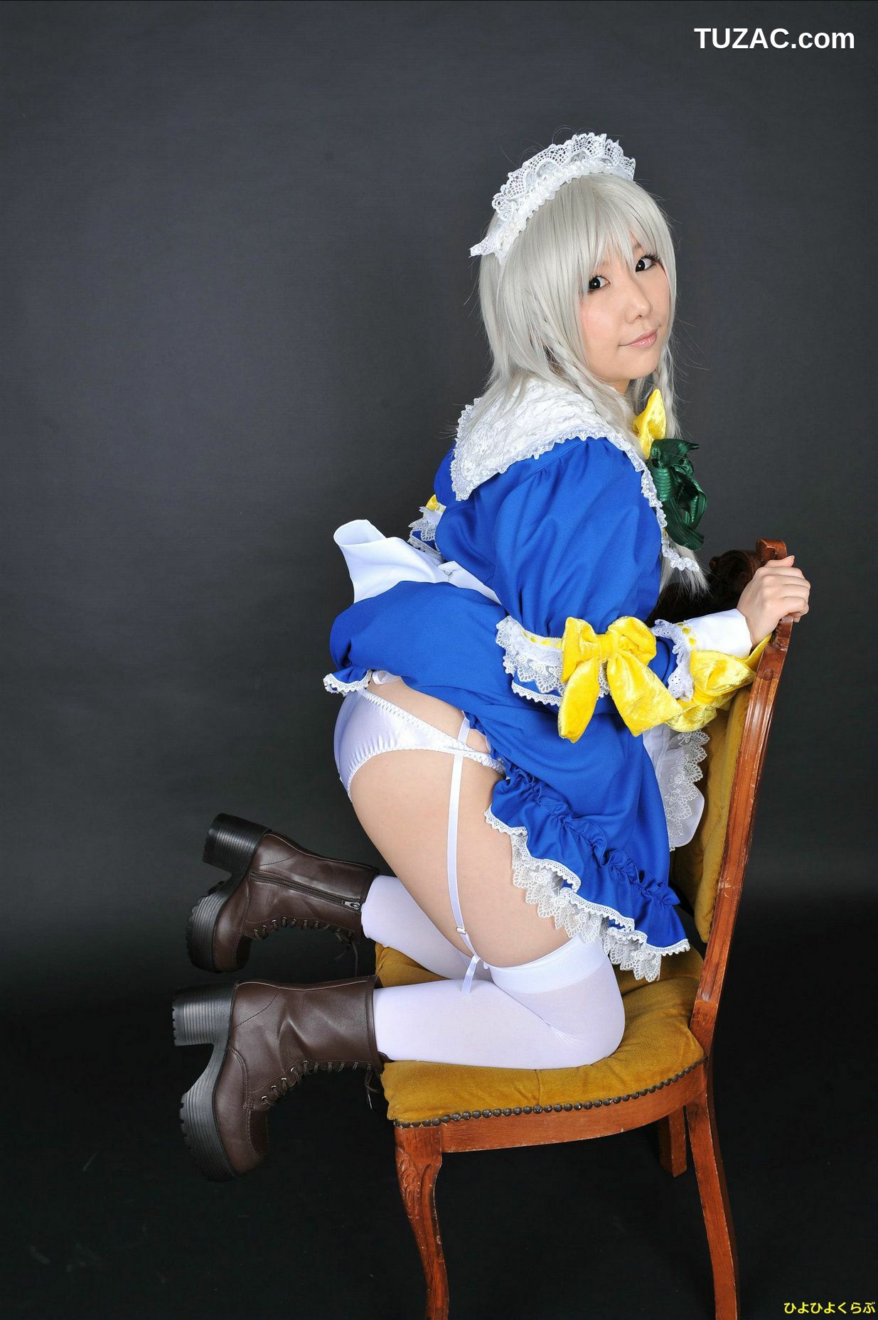 日本CosPlay_丹雫ひよ (Nishizuku Hiyo) 《東方Project》十六夜咲夜 写真集[100P]