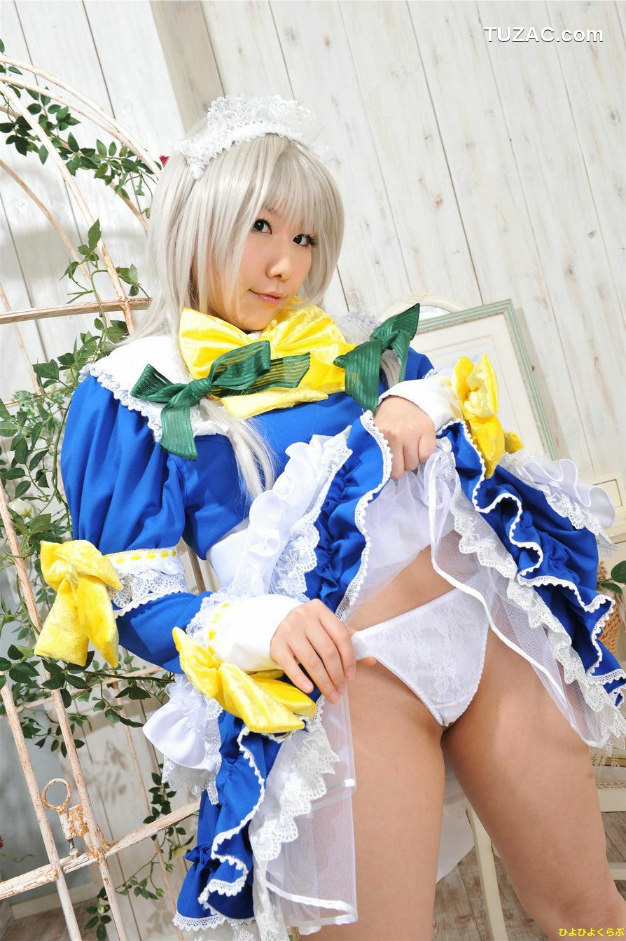 日本CosPlay_丹雫ひよ (Nishizuku Hiyo) 《東方Project》十六夜咲夜 写真集[100P]