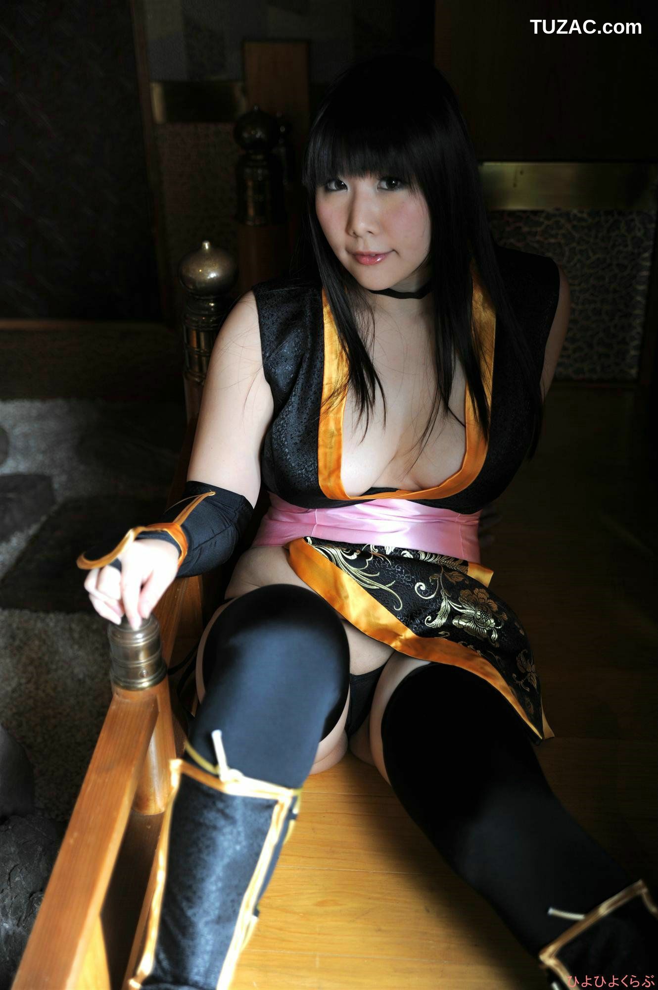 日本CosPlay_丹雫ひよ 《DEAD OR ALIVE》霞 Kasumi パート 3 写真集[100P]