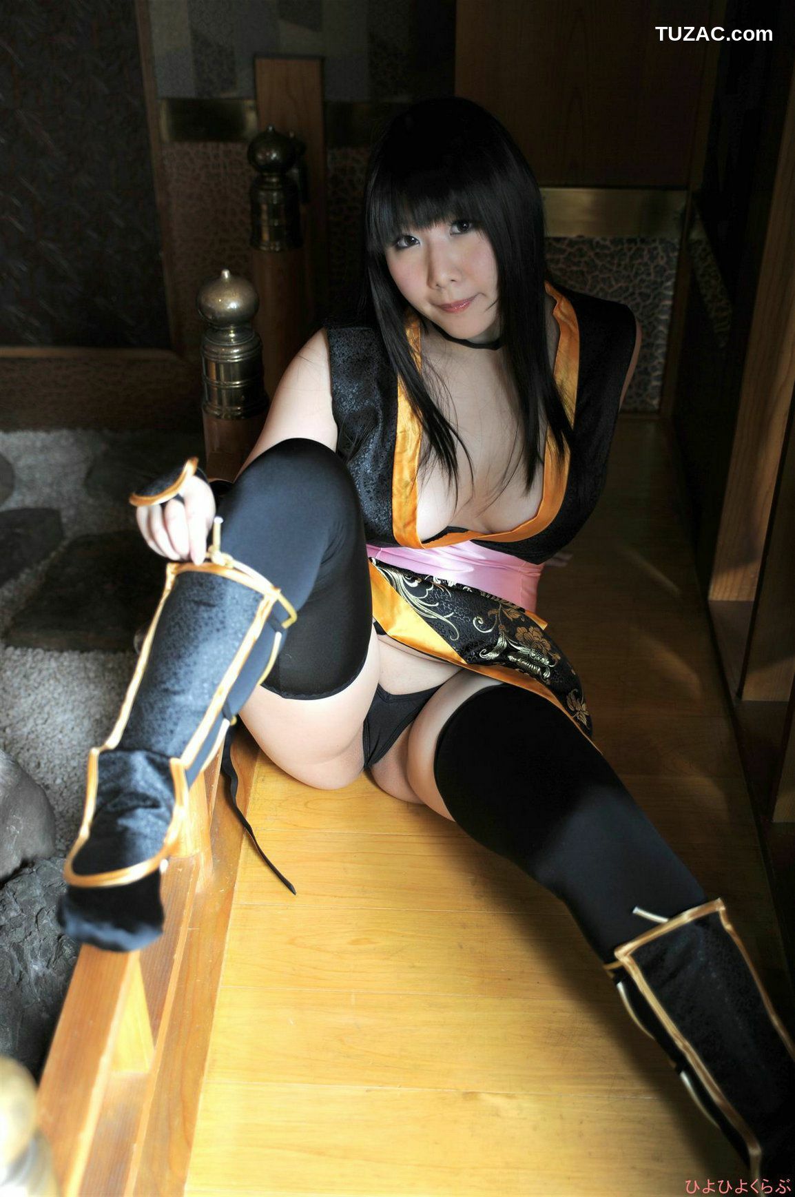 日本CosPlay_丹雫ひよ 《DEAD OR ALIVE》霞 Kasumi パート 3 写真集[100P]