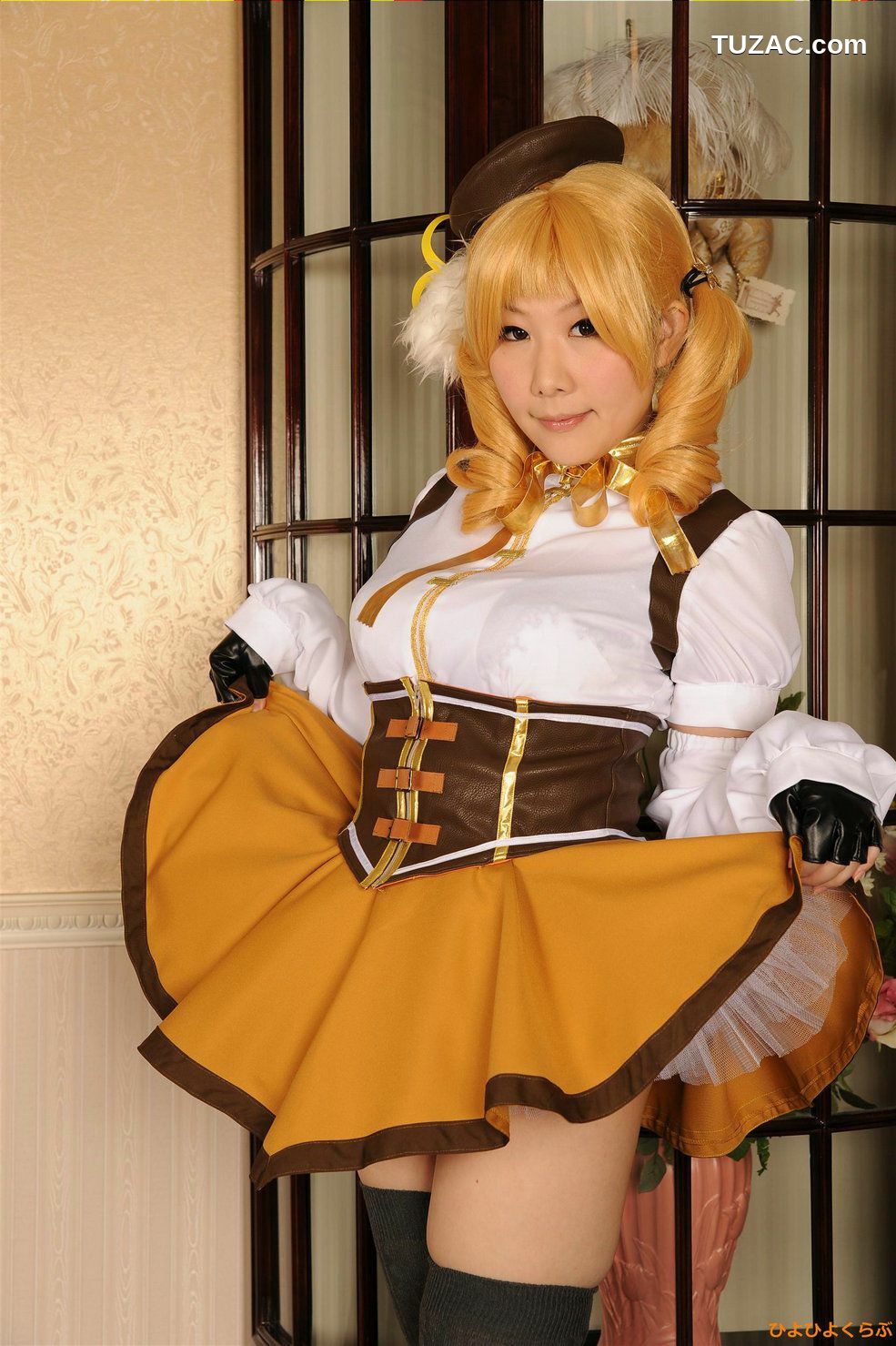 日本CosPlay_丹雫ひよ 《Mahou Shoujo Madoka Magica》Tomoe Mami  写真集[100P]