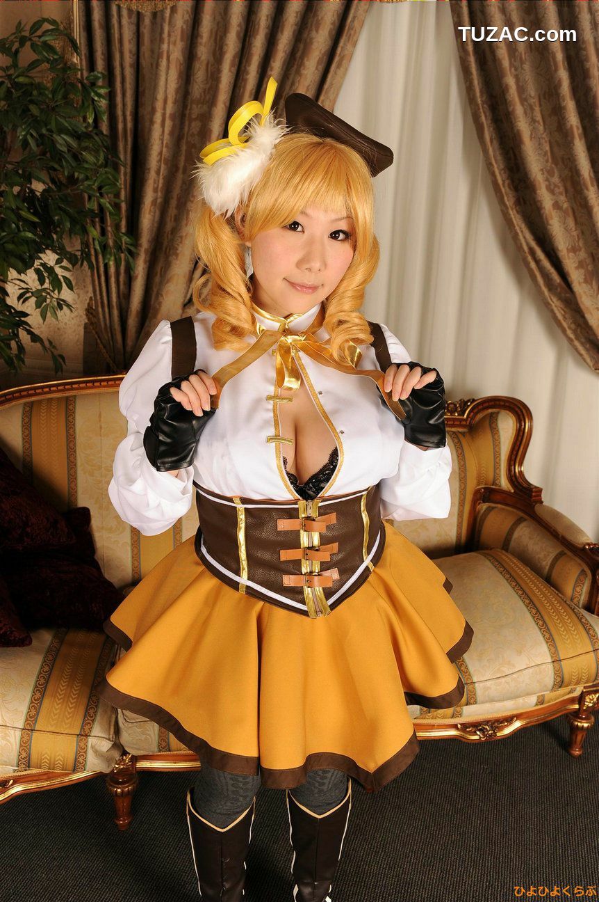 日本CosPlay_丹雫ひよ 《Mahou Shoujo Madoka Magica》Tomoe Mami  写真集[100P]