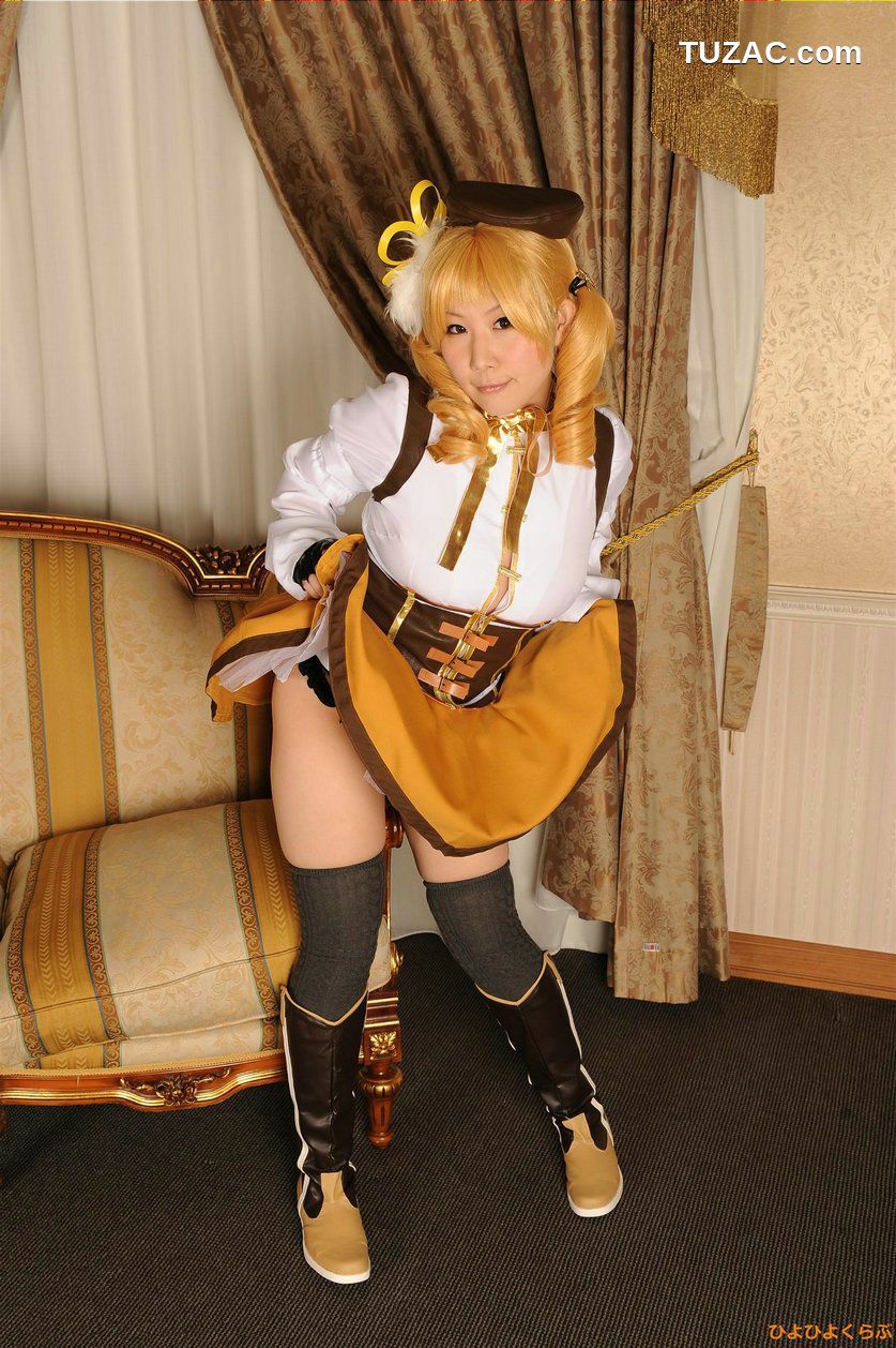日本CosPlay_丹雫ひよ 《Mahou Shoujo Madoka Magica》Tomoe Mami  写真集[100P]