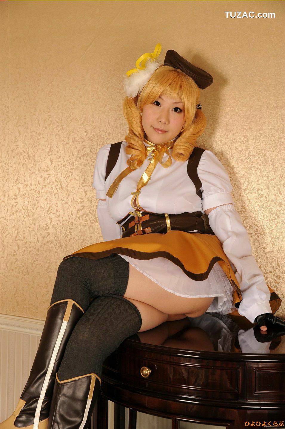 日本CosPlay_丹雫ひよ 《Mahou Shoujo Madoka Magica》Tomoe Mami  写真集[100P]