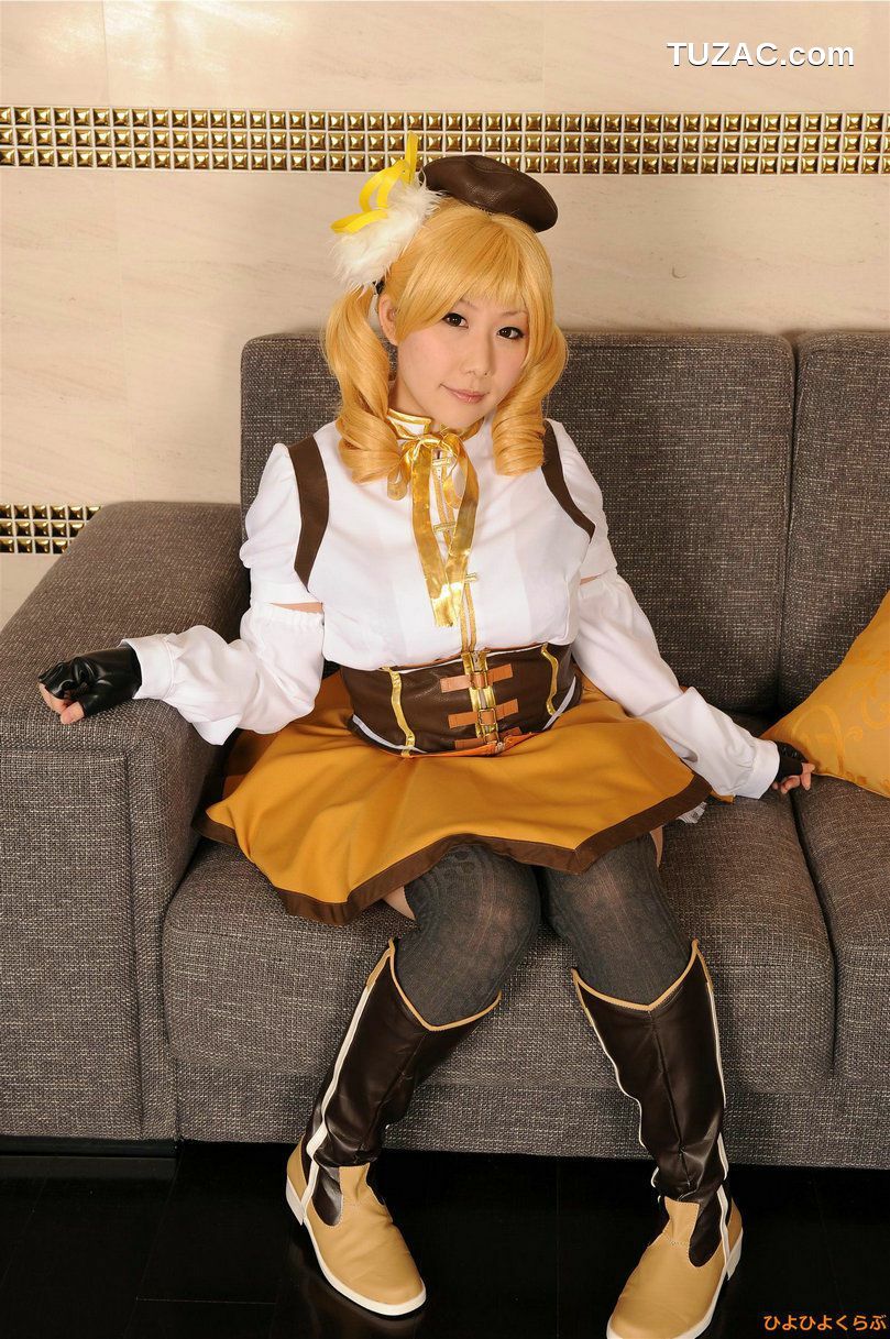 日本CosPlay_丹雫ひよ 《Mahou Shoujo Madoka Magica》Tomoe Mami  写真集[100P]