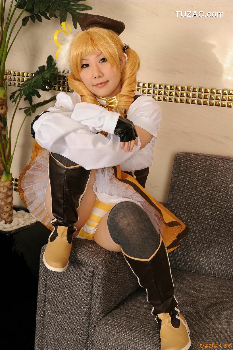 日本CosPlay_丹雫ひよ 《Mahou Shoujo Madoka Magica》Tomoe Mami  写真集[100P]