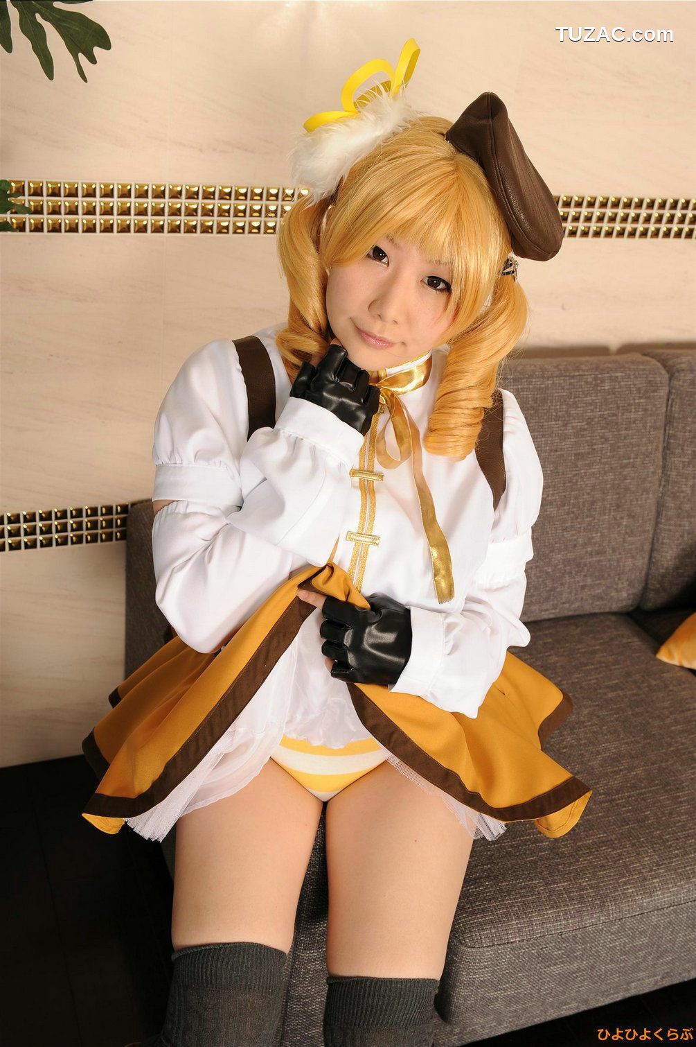 日本CosPlay_丹雫ひよ 《Mahou Shoujo Madoka Magica》Tomoe Mami  写真集[100P]