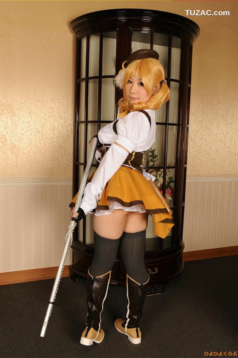 日本CosPlay_丹雫ひよ 《Mahou Shoujo Madoka Magica》Tomoe Mami  写真集[100P]