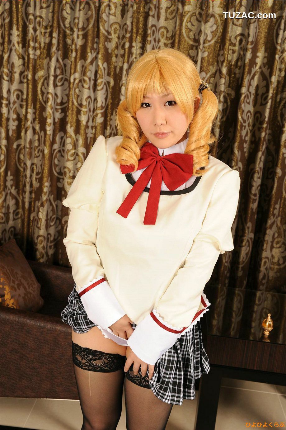 日本CosPlay_丹雫ひよ 《Mahou Shoujo Madoka Magica》Tomoe Mami  写真集[100P]
