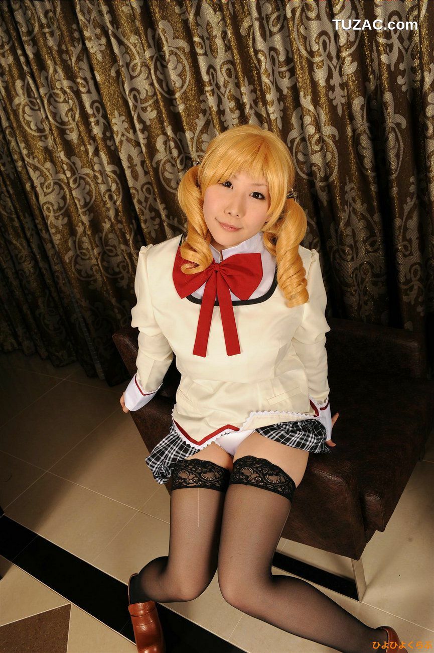 日本CosPlay_丹雫ひよ 《Mahou Shoujo Madoka Magica》Tomoe Mami  写真集[100P]
