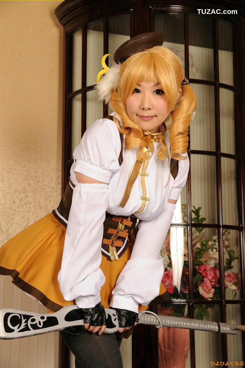 日本CosPlay_丹雫ひよ 《Mahou Shoujo Madoka Magica》Tomoe Mami  写真集[100P]