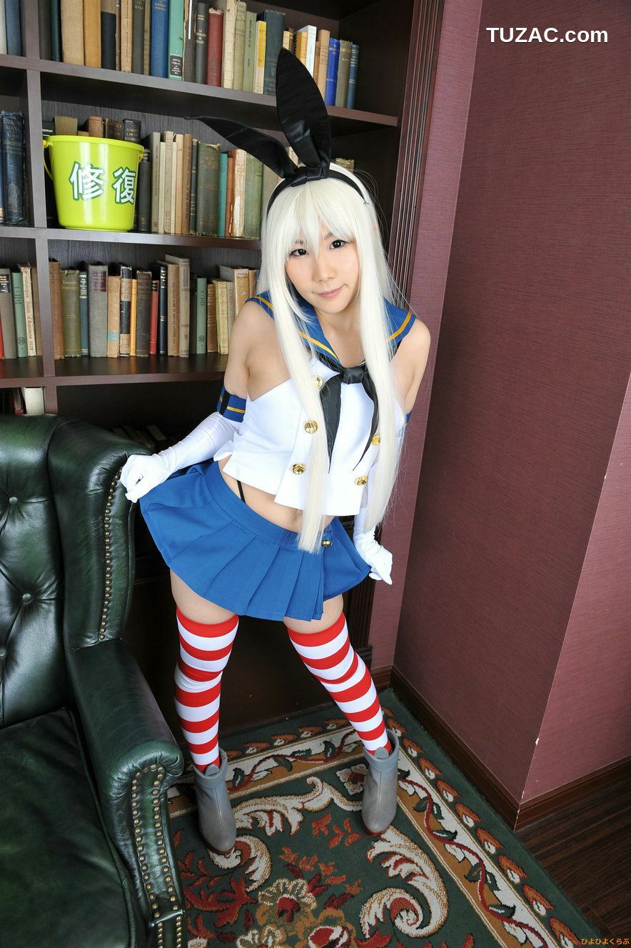 日本CosPlay_丹雫ひよ 《Petit Charm Fleur - Cancoll Simakaze》  写真集[100P]