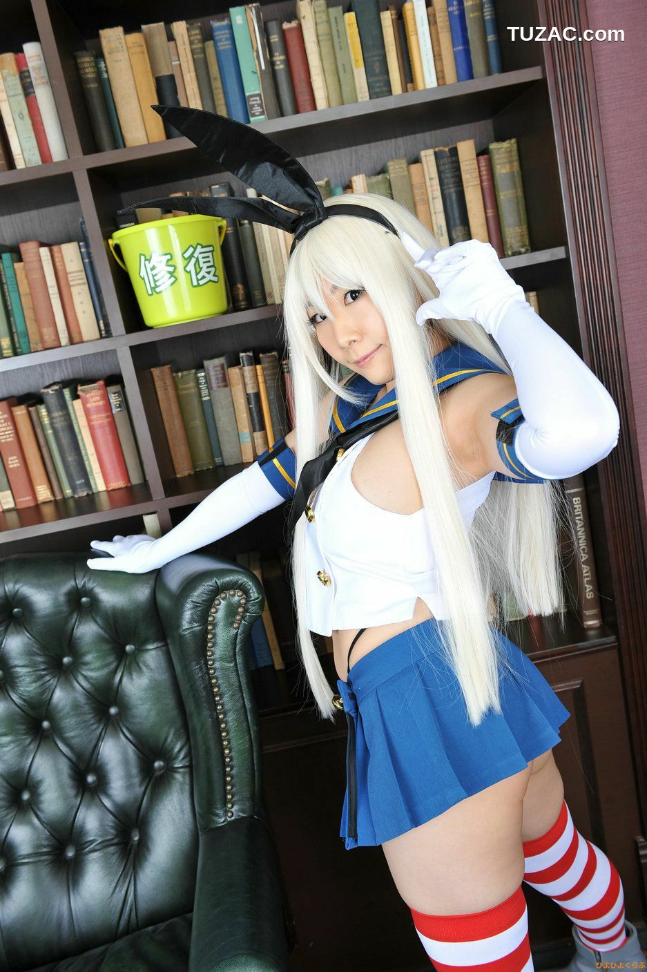 日本CosPlay_丹雫ひよ 《Petit Charm Fleur - Cancoll Simakaze》  写真集[100P]