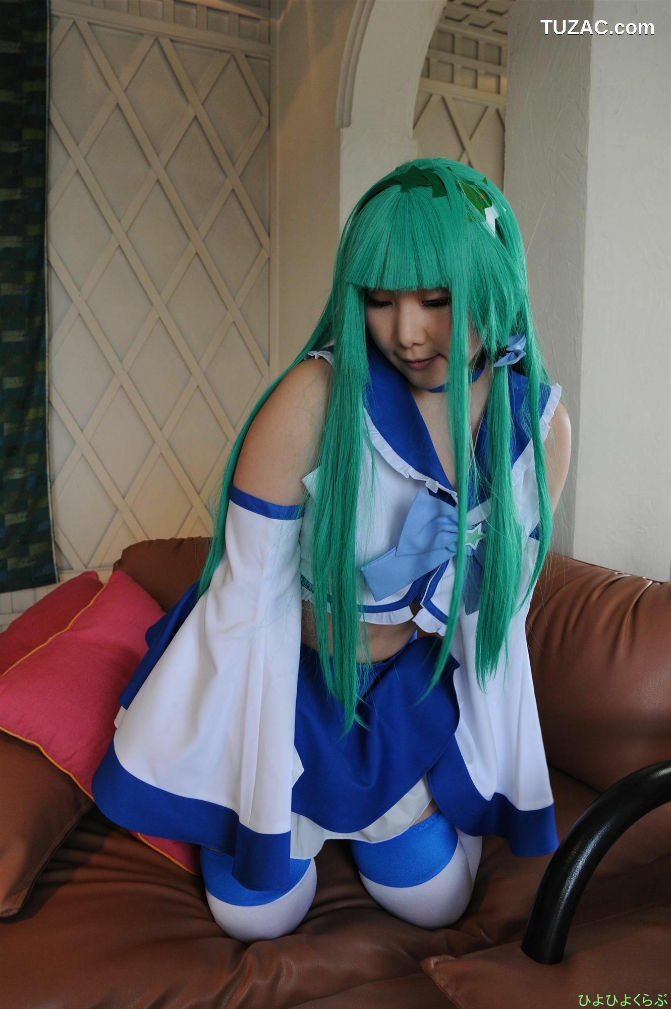 日本CosPlay_丹雫ひよ 《Touhou Project》Kochiya Sanae まじかるさなえちゃん  写真集[55P]