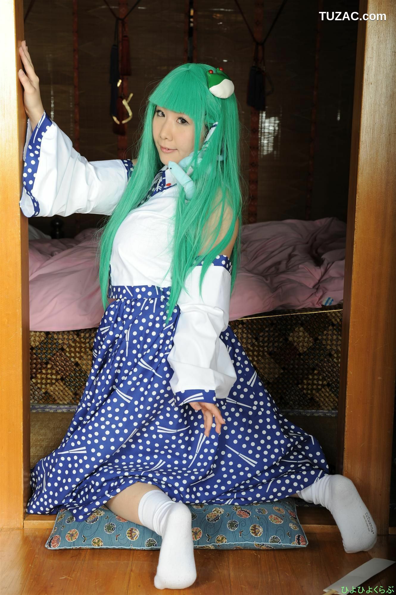 日本CosPlay_丹雫ひよ 《Touhou Project》Kochiya Sanae 早苗ちゃん  写真集[100P]