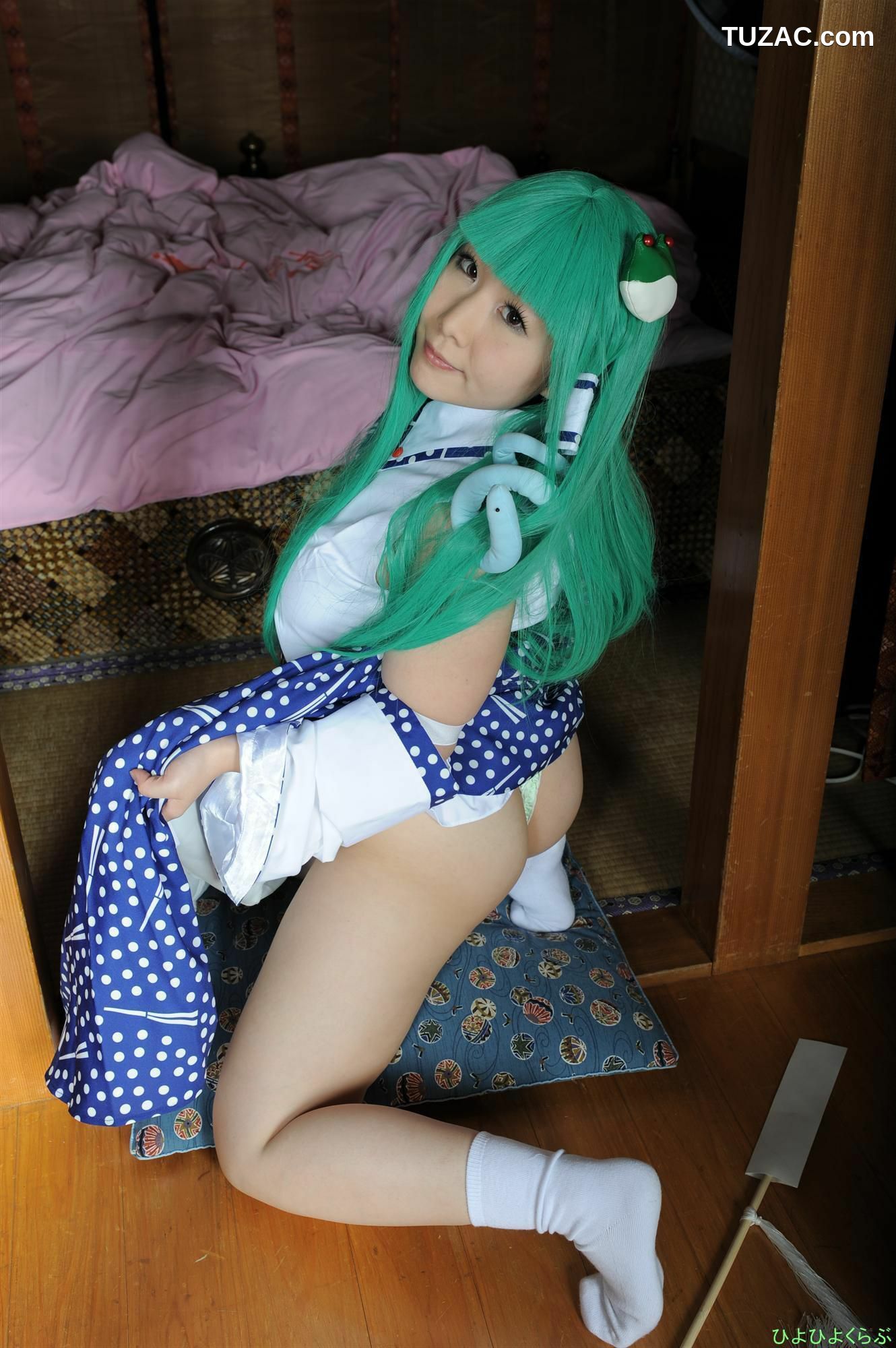 日本CosPlay_丹雫ひよ 《Touhou Project》Kochiya Sanae 早苗ちゃん  写真集[100P]