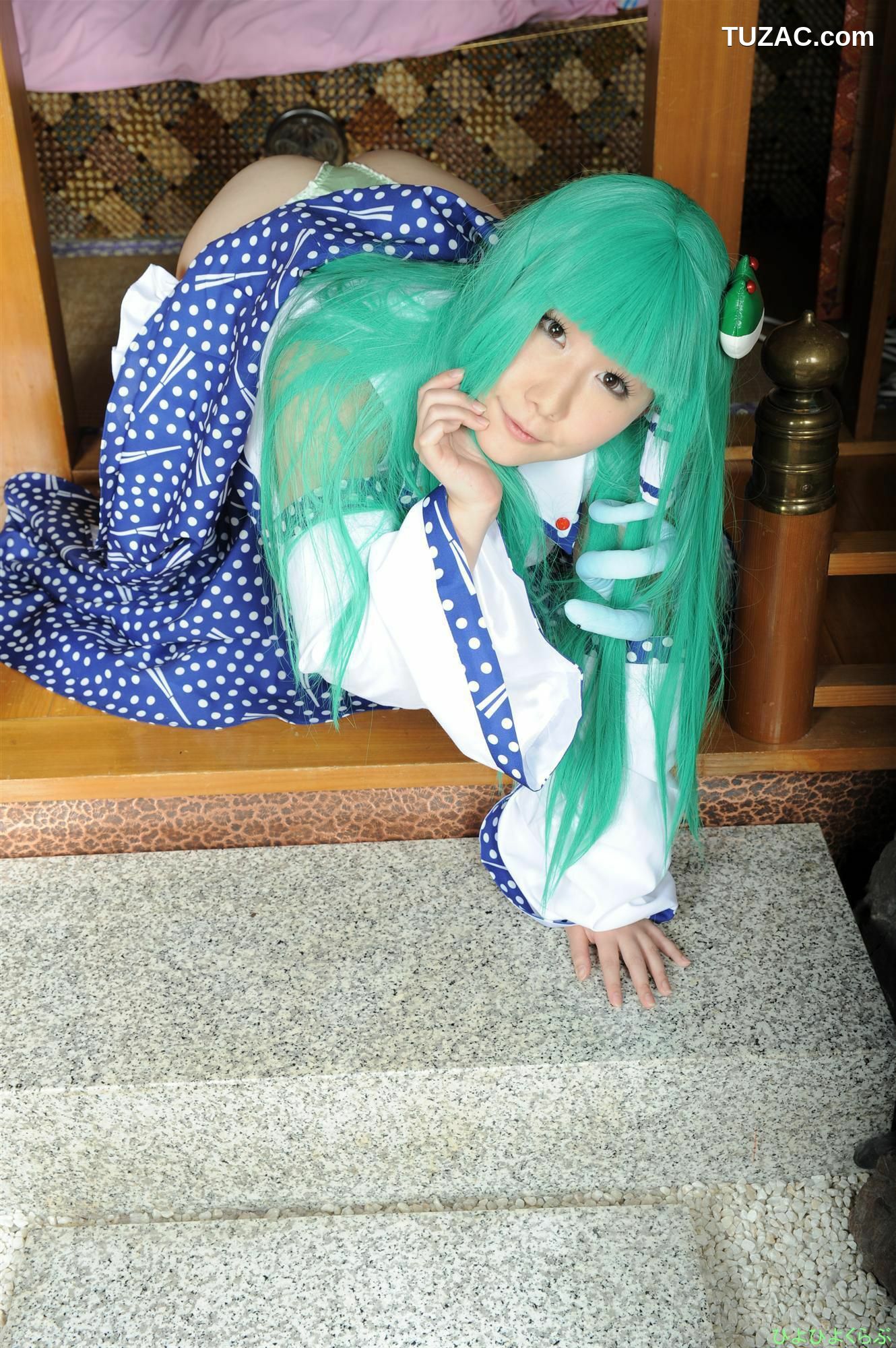 日本CosPlay_丹雫ひよ 《Touhou Project》Kochiya Sanae 早苗ちゃん  写真集[100P]