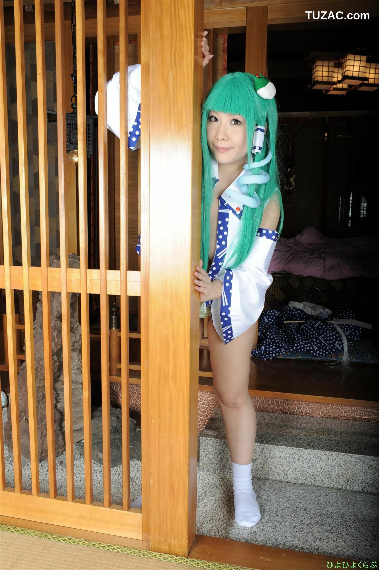 日本CosPlay_丹雫ひよ 《Touhou Project》Kochiya Sanae 早苗ちゃん  写真集[100P]