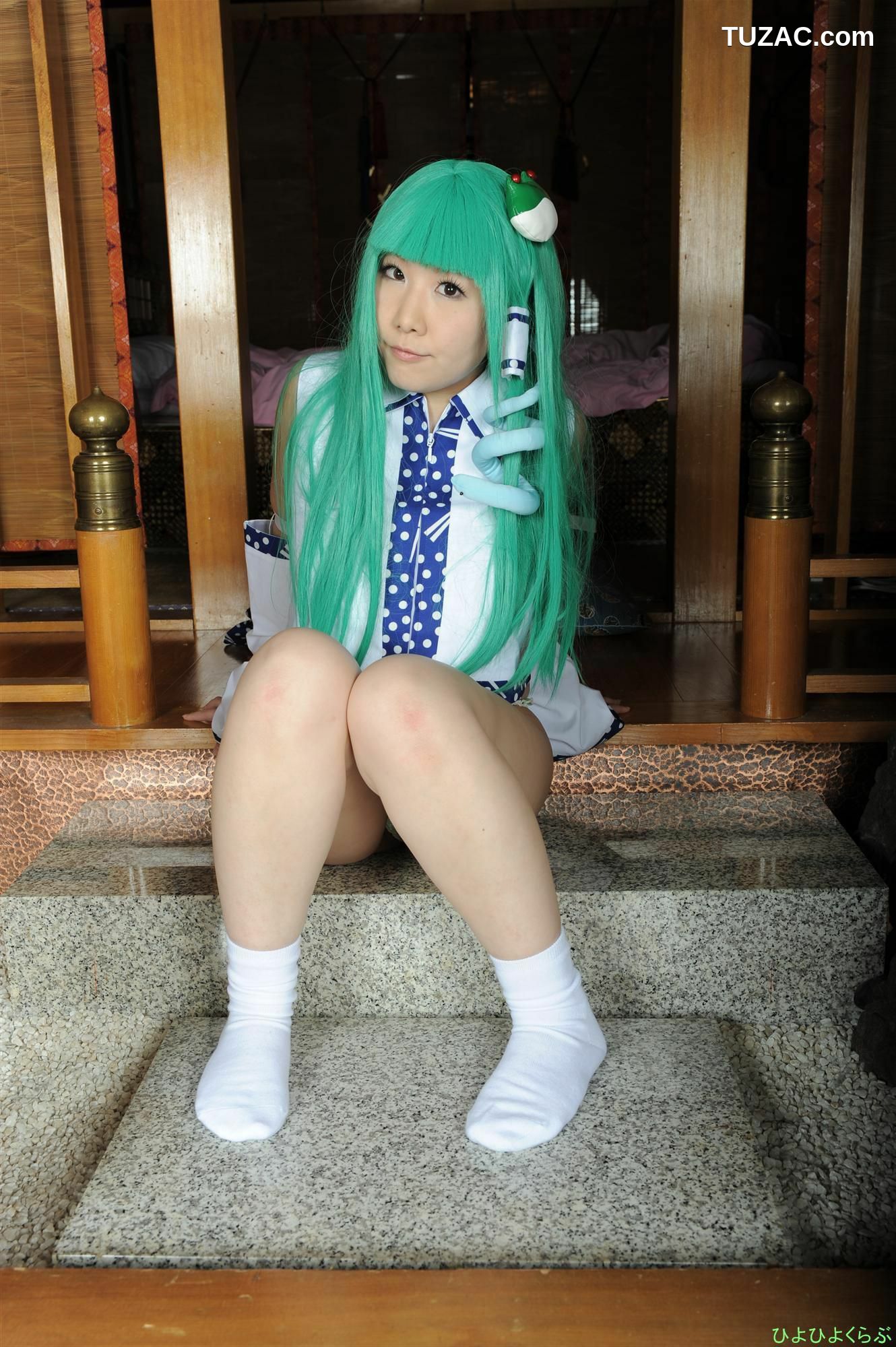 日本CosPlay_丹雫ひよ 《Touhou Project》Kochiya Sanae 早苗ちゃん  写真集[100P]
