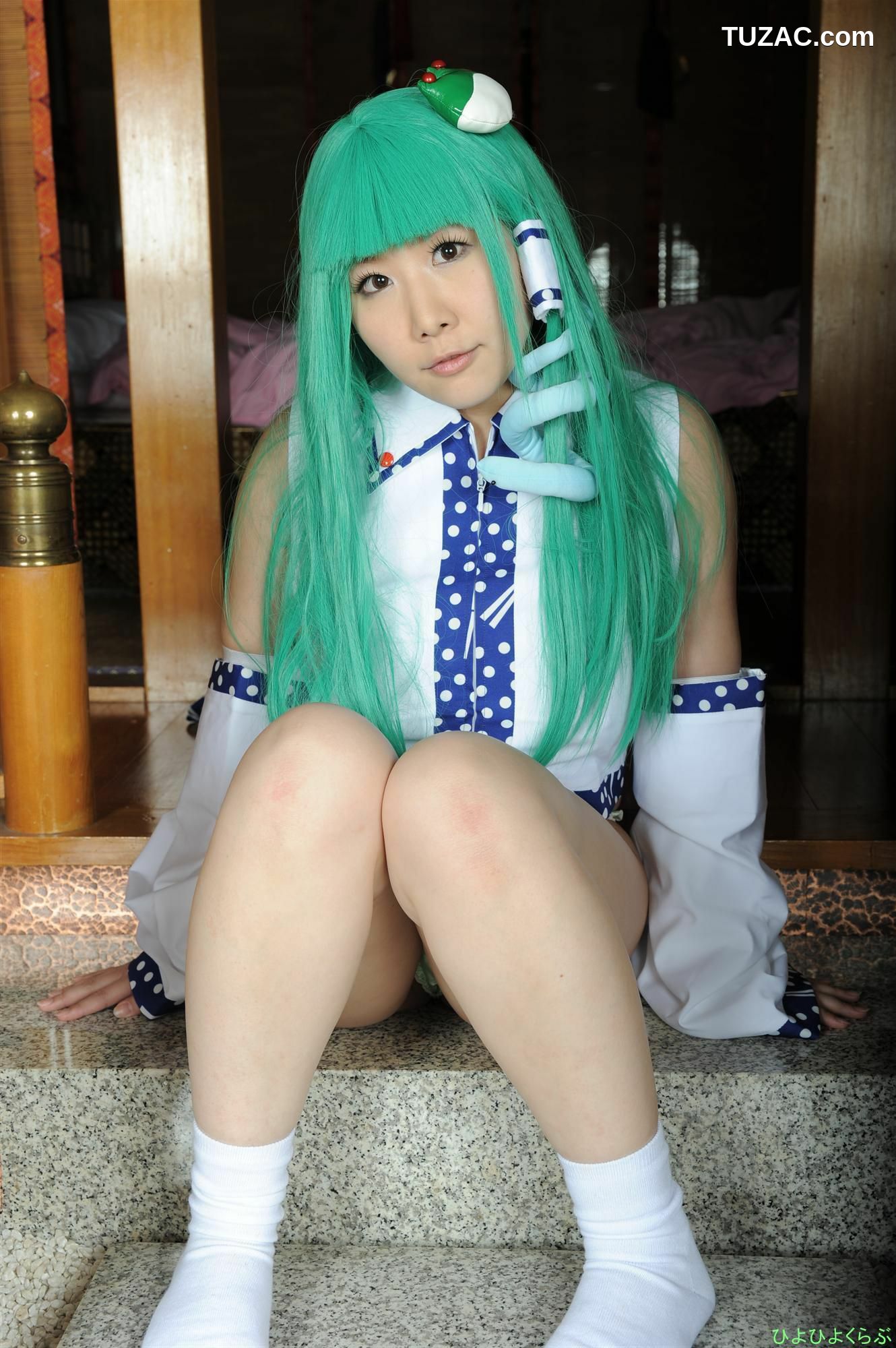 日本CosPlay_丹雫ひよ 《Touhou Project》Kochiya Sanae 早苗ちゃん  写真集[100P]