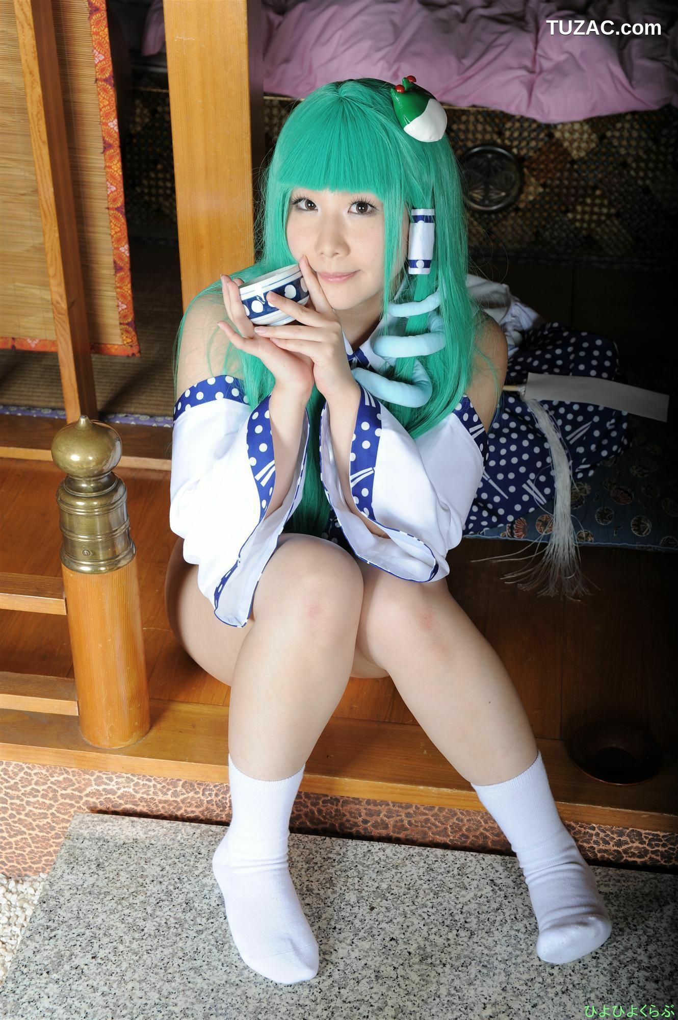 日本CosPlay_丹雫ひよ 《Touhou Project》Kochiya Sanae 早苗ちゃん  写真集[100P]