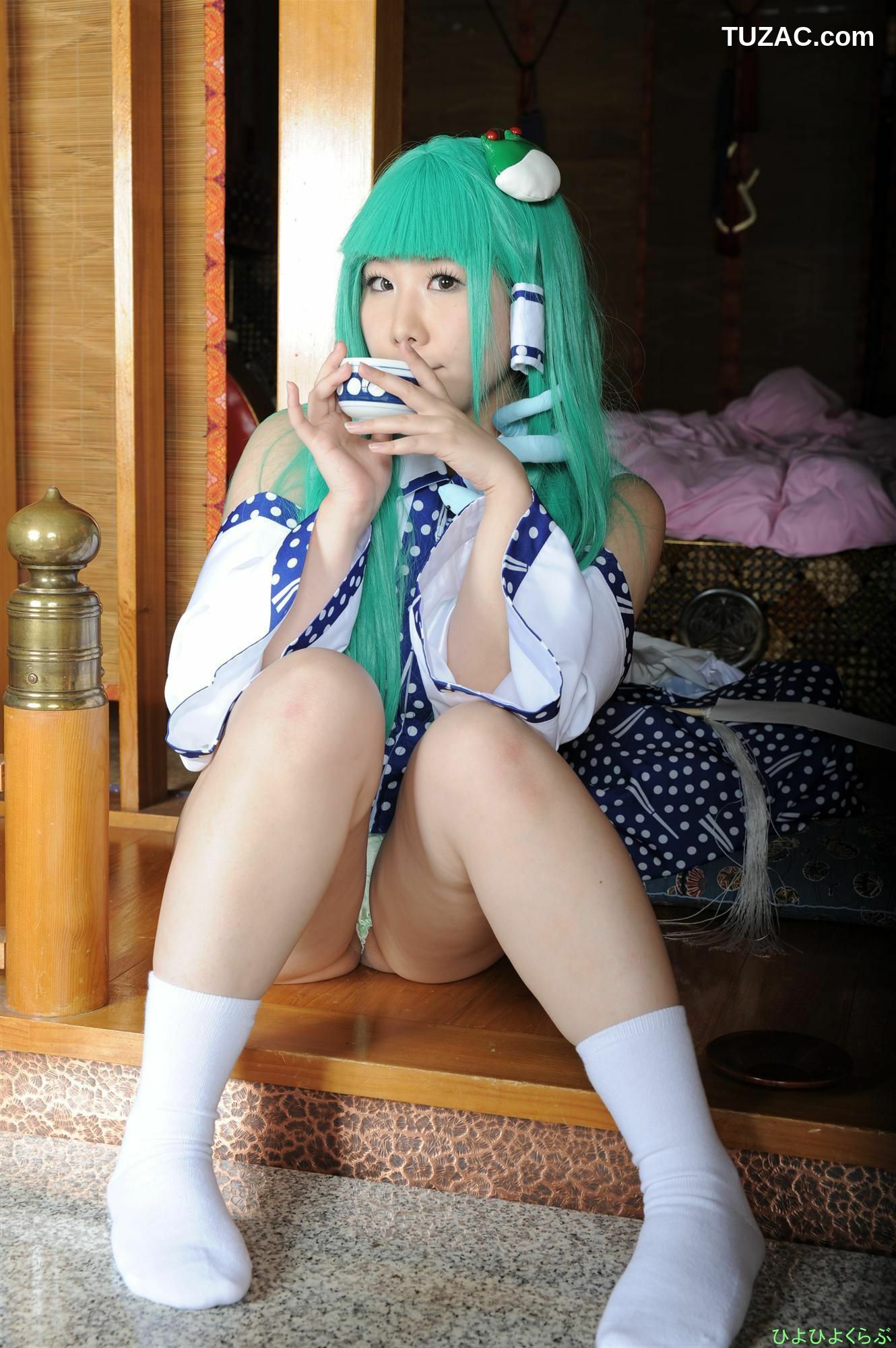 日本CosPlay_丹雫ひよ 《Touhou Project》Kochiya Sanae 早苗ちゃん  写真集[100P]