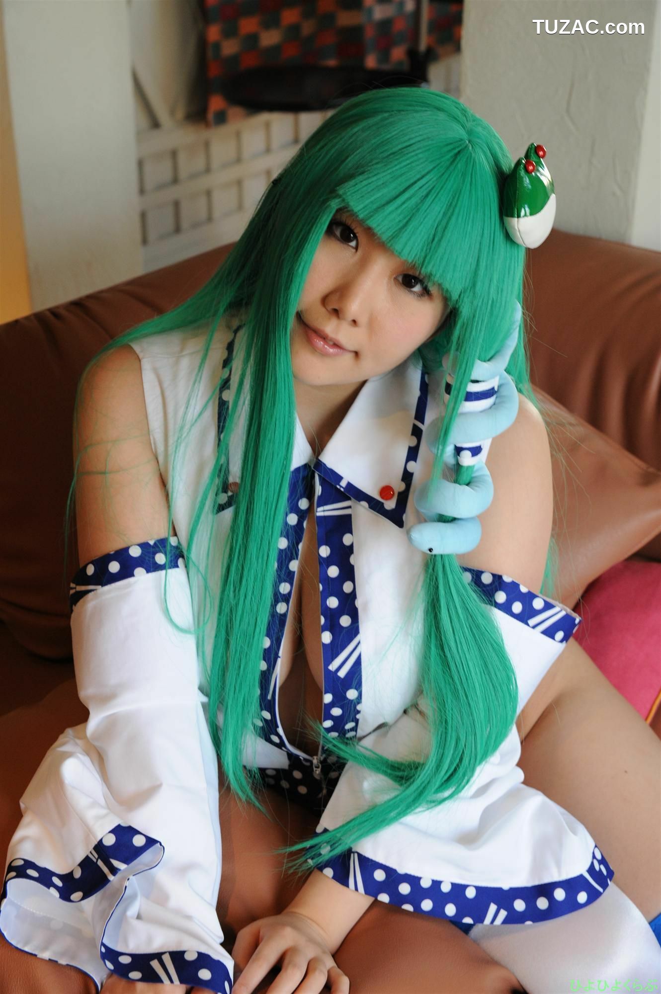 日本CosPlay_丹雫ひよ 《Touhou Project》Kochiya Sanae 早苗ちゃん  写真集[100P]