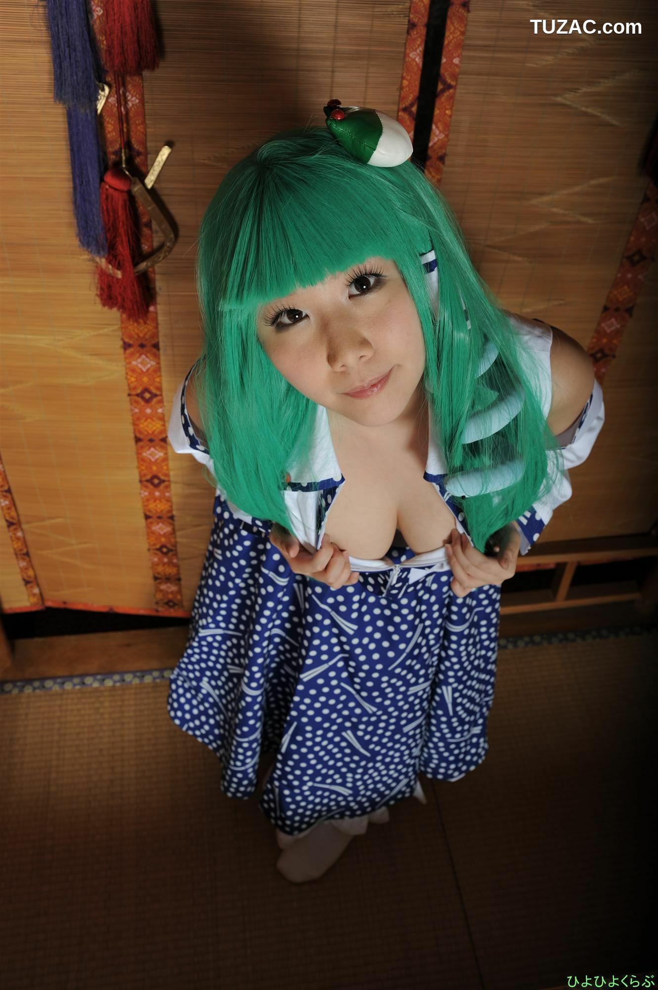 日本CosPlay_丹雫ひよ 《Touhou Project》Kochiya Sanae 早苗ちゃん  写真集[100P]