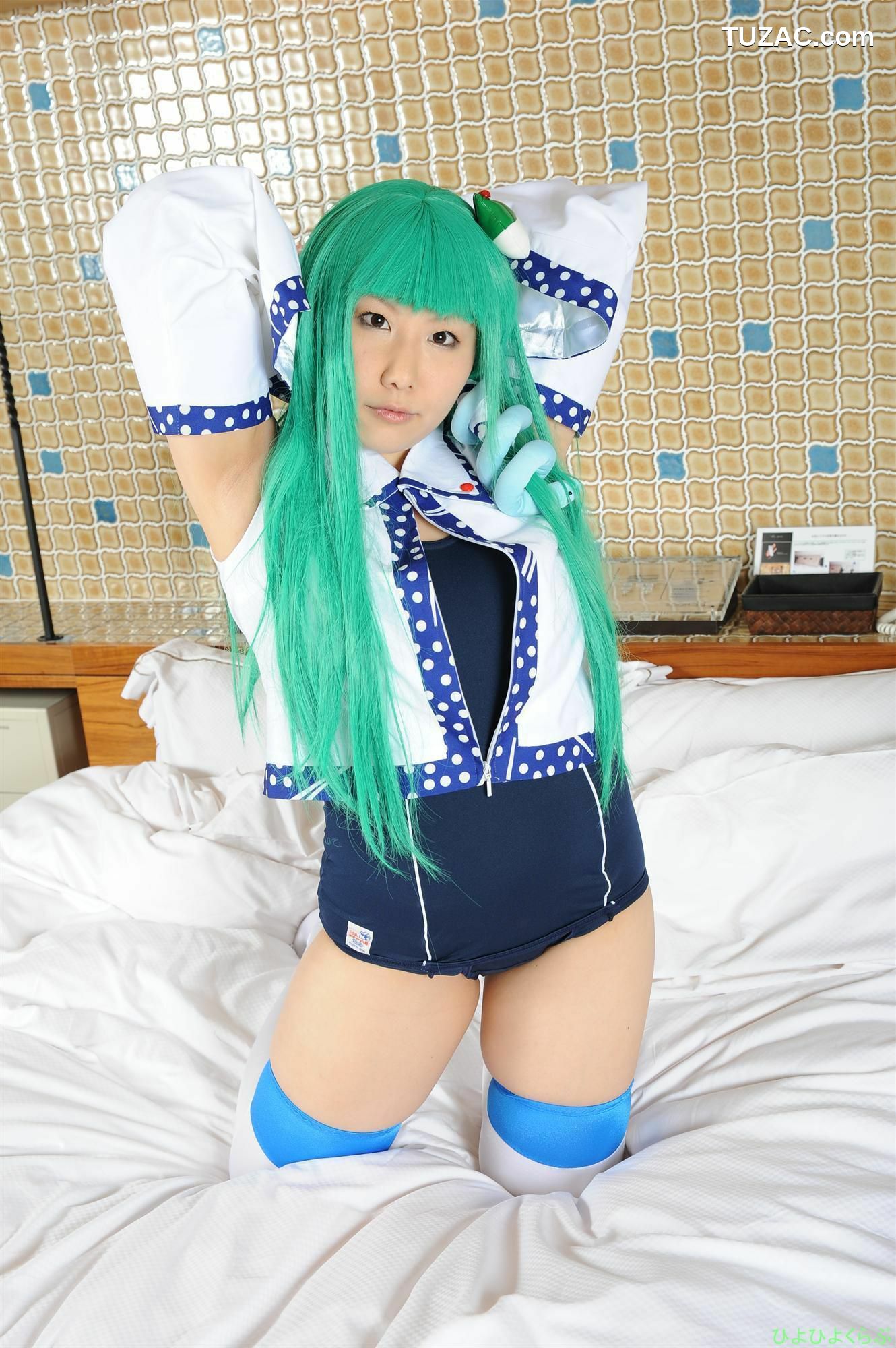 日本CosPlay_丹雫ひよ 《Touhou Project》Kochiya Sanae 早苗ちゃん  写真集[100P]