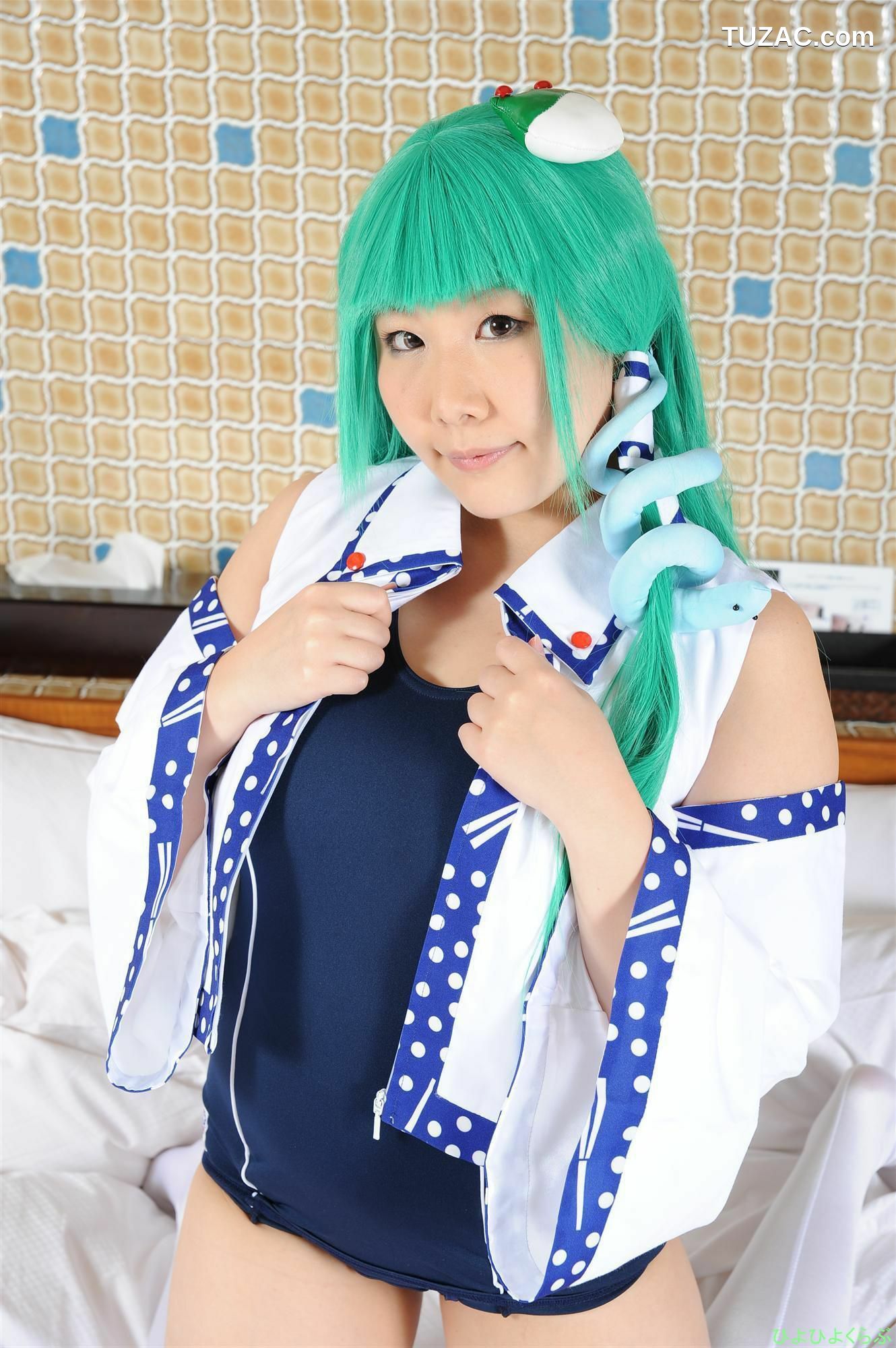日本CosPlay_丹雫ひよ 《Touhou Project》Kochiya Sanae 早苗ちゃん  写真集[100P]