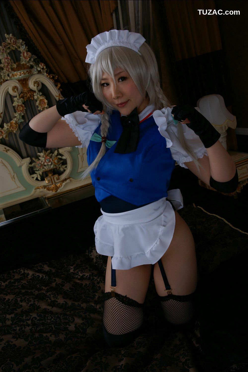 日本CosPlay_丹雫ひよ 《東方Project》Izayoi Sakuya(十六夜咲夜)  写真集[120P]