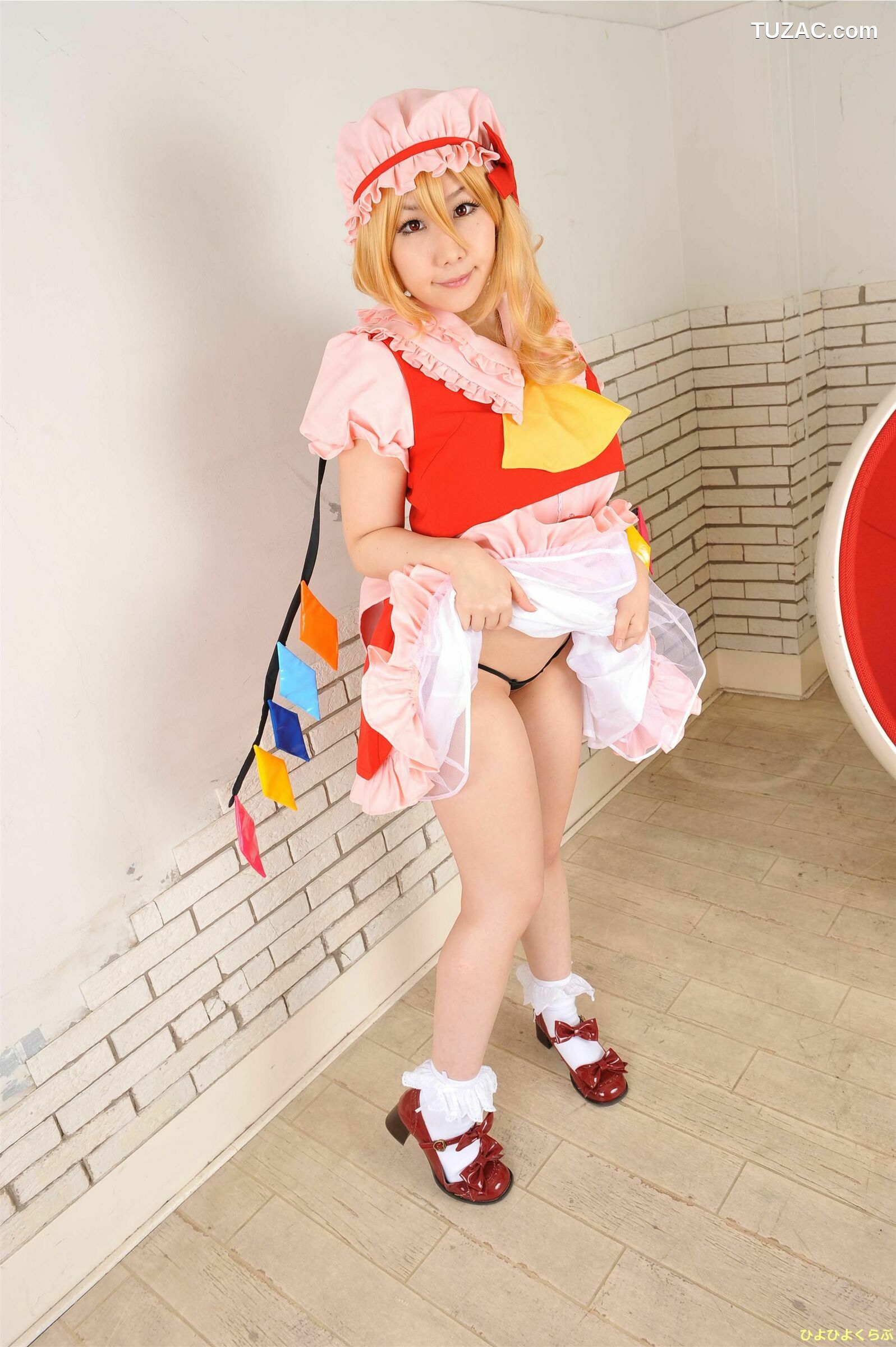日本CosPlay_丹雫ひよ《東方Project》Flandre Scarlet  写真集[93P]