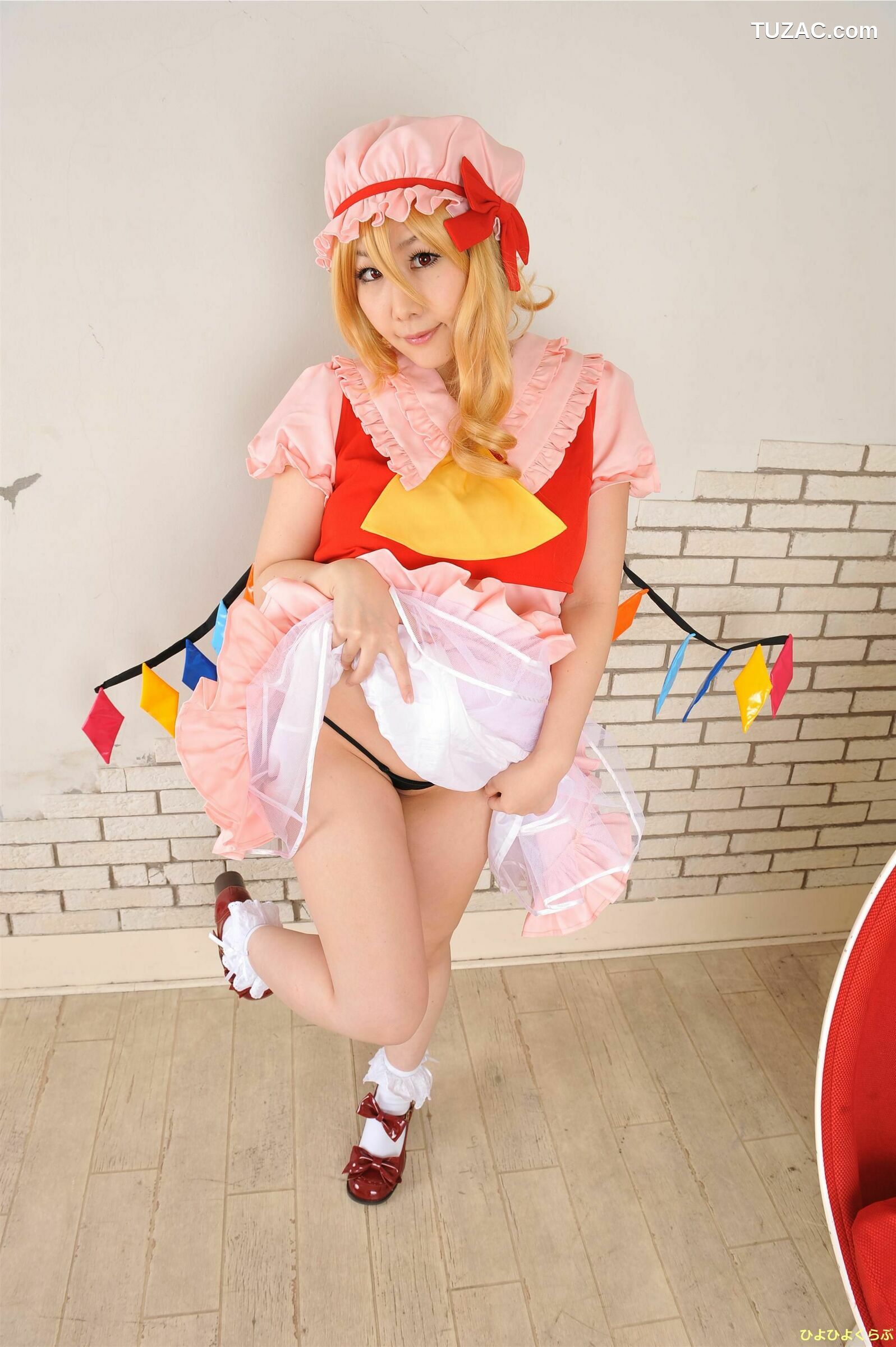 日本CosPlay_丹雫ひよ《東方Project》Flandre Scarlet  写真集[93P]