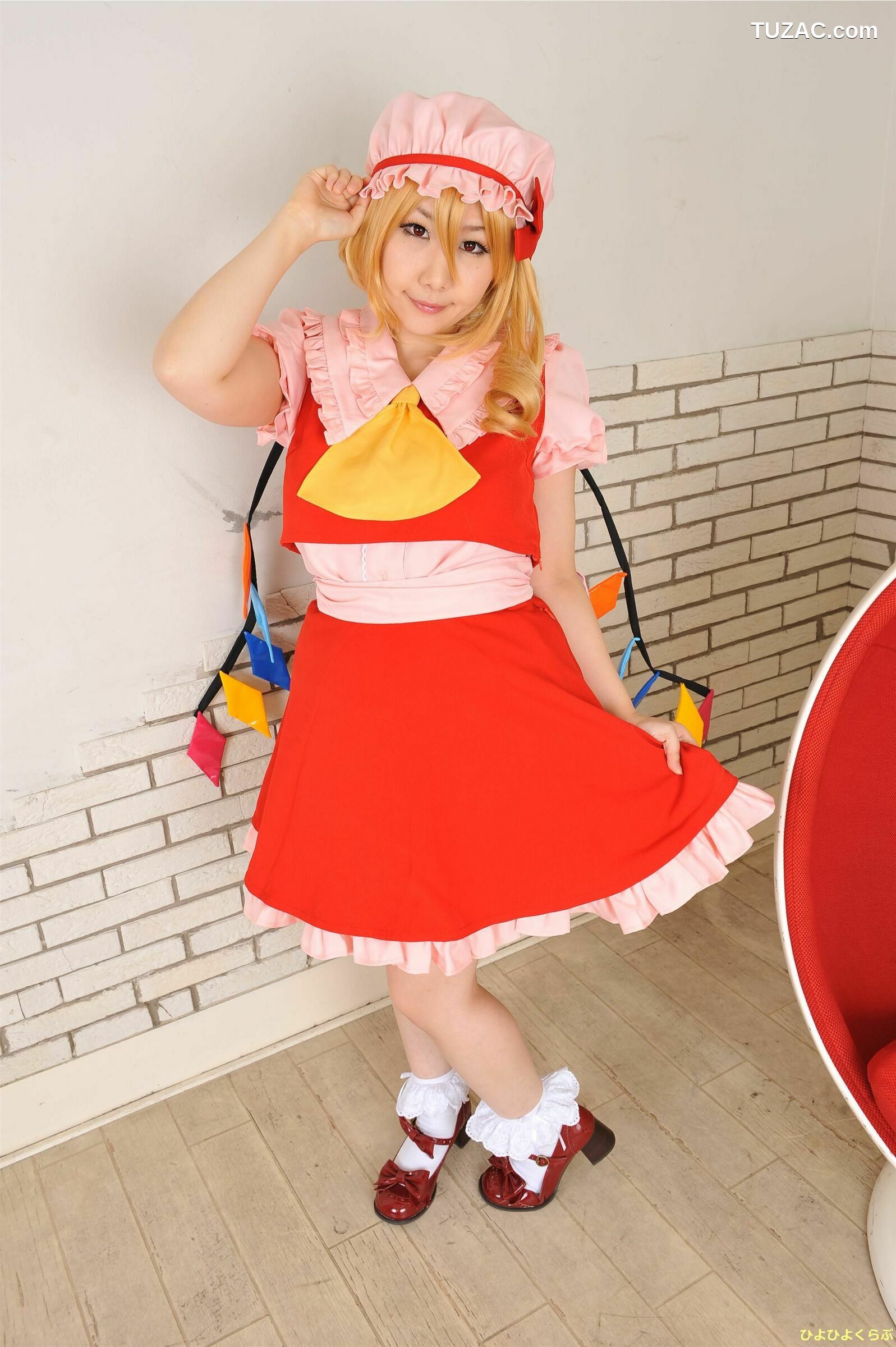 日本CosPlay_丹雫ひよ《東方Project》Flandre Scarlet  写真集[93P]